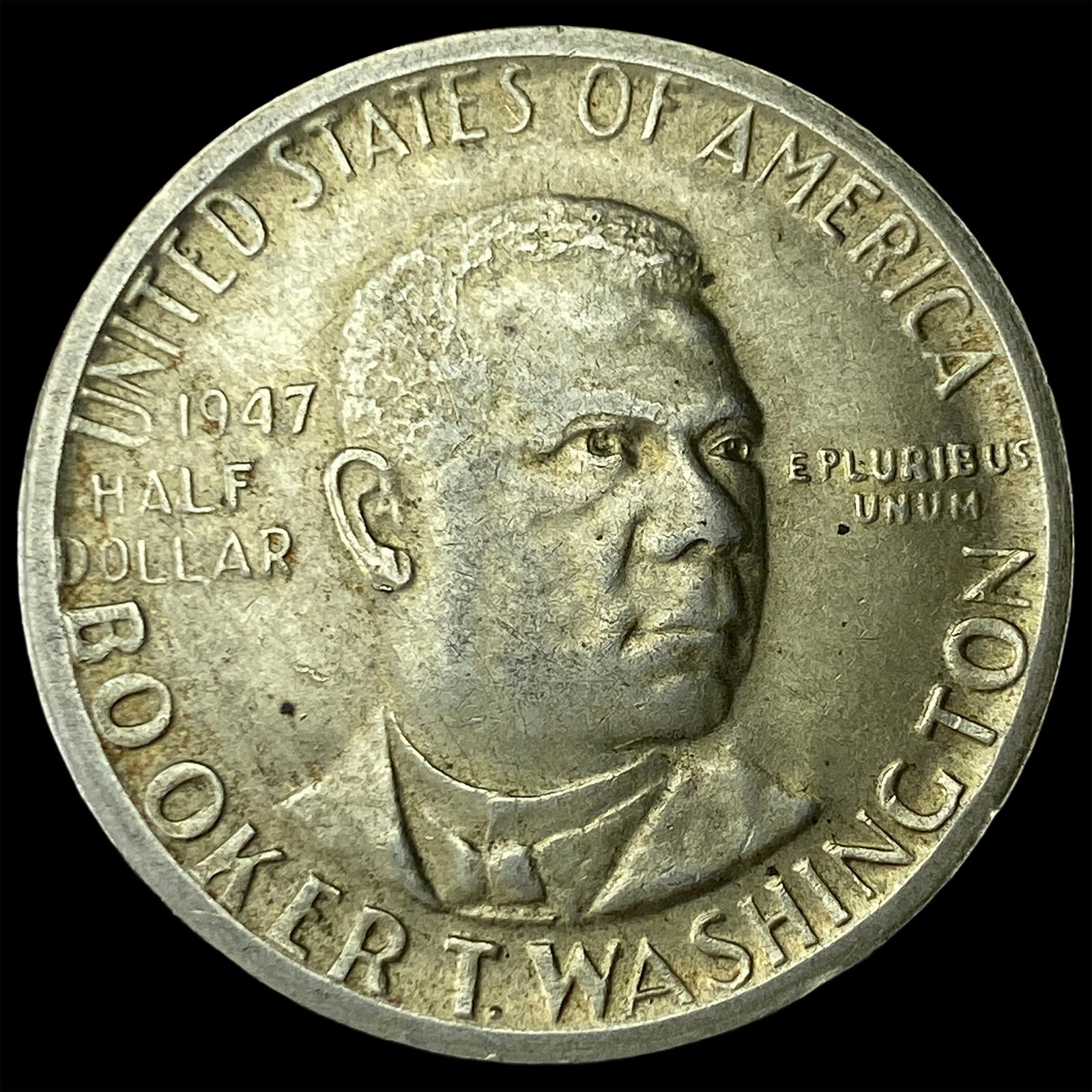 1947-S Silver Half Dollar Booker T. Washington CHOICE AU (1 of 2)