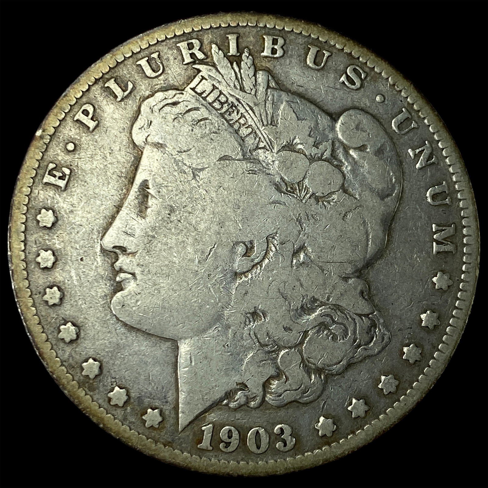 1903-S Silver Morgan Dollar LIGHTLY CIRCULATED: 1903-S Silver Morgan Dollar LIGHTLY CIRCULATED