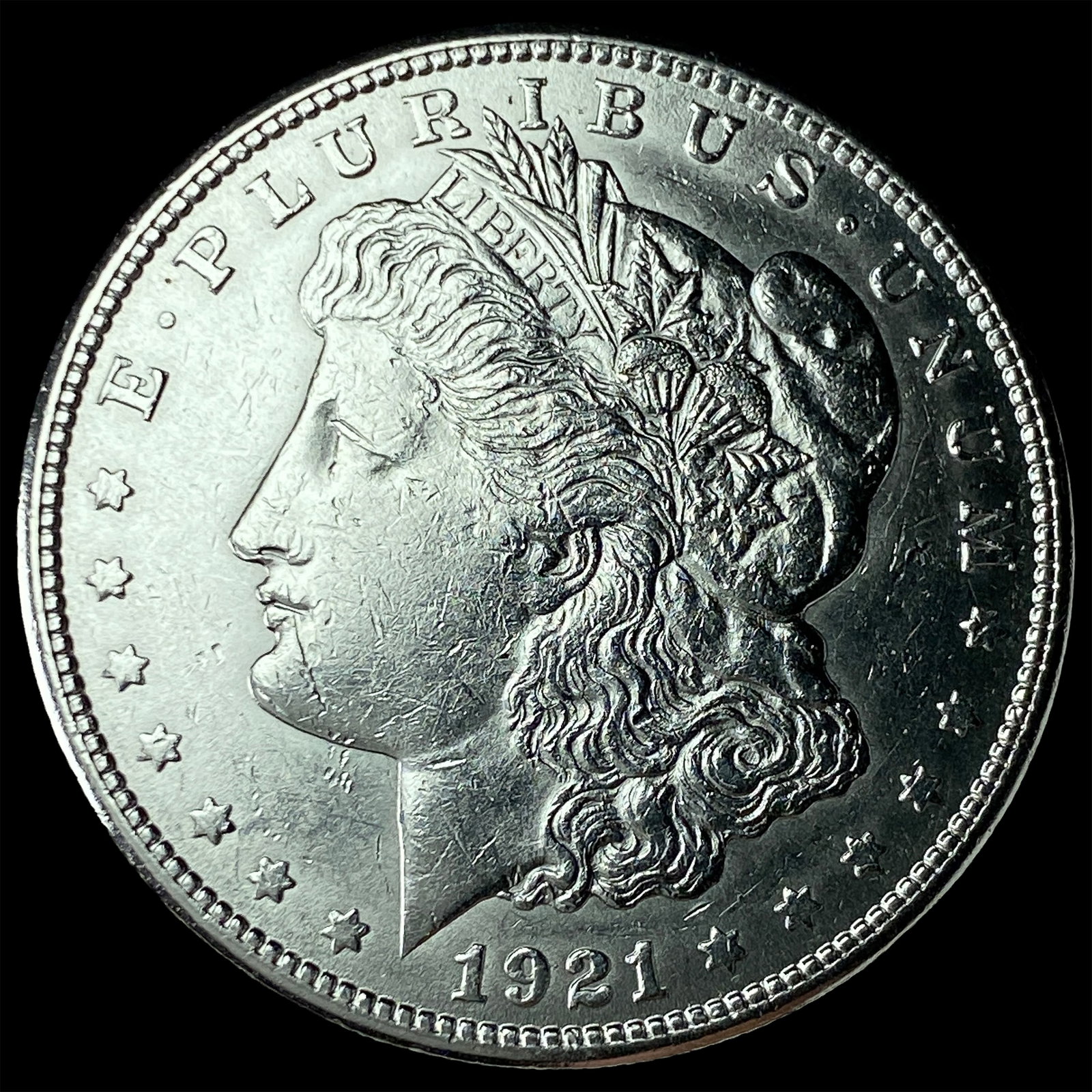 1921 Silver Morgan Dollar UNCIRCULATED: 1921 Silver Morgan Dollar UNCIRCULATED