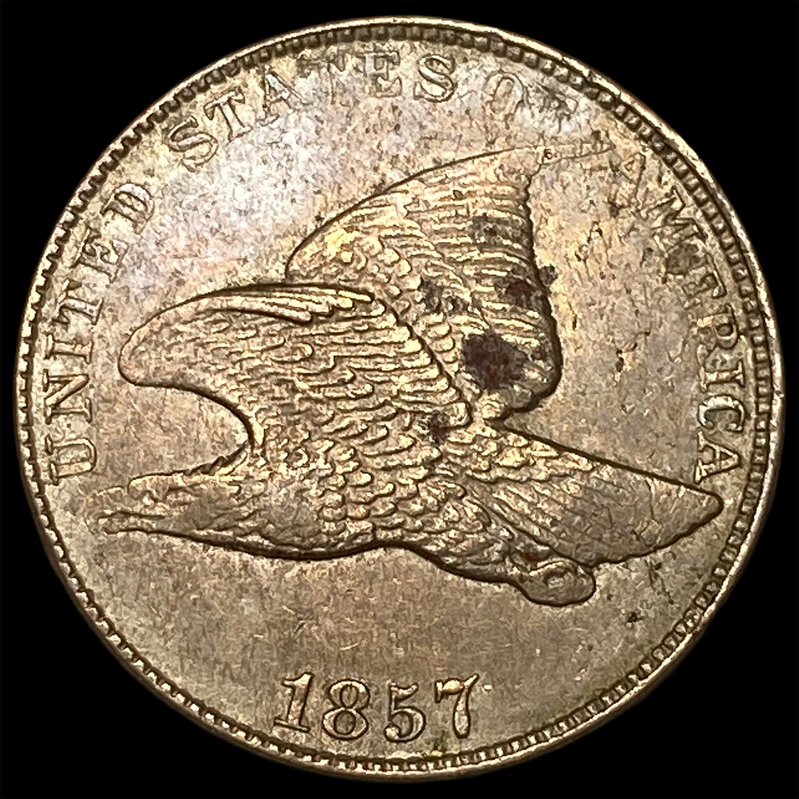 1857 Flying Eagle Cent CHOICE AU: 1857 Flying Eagle Cent CHOICE AU