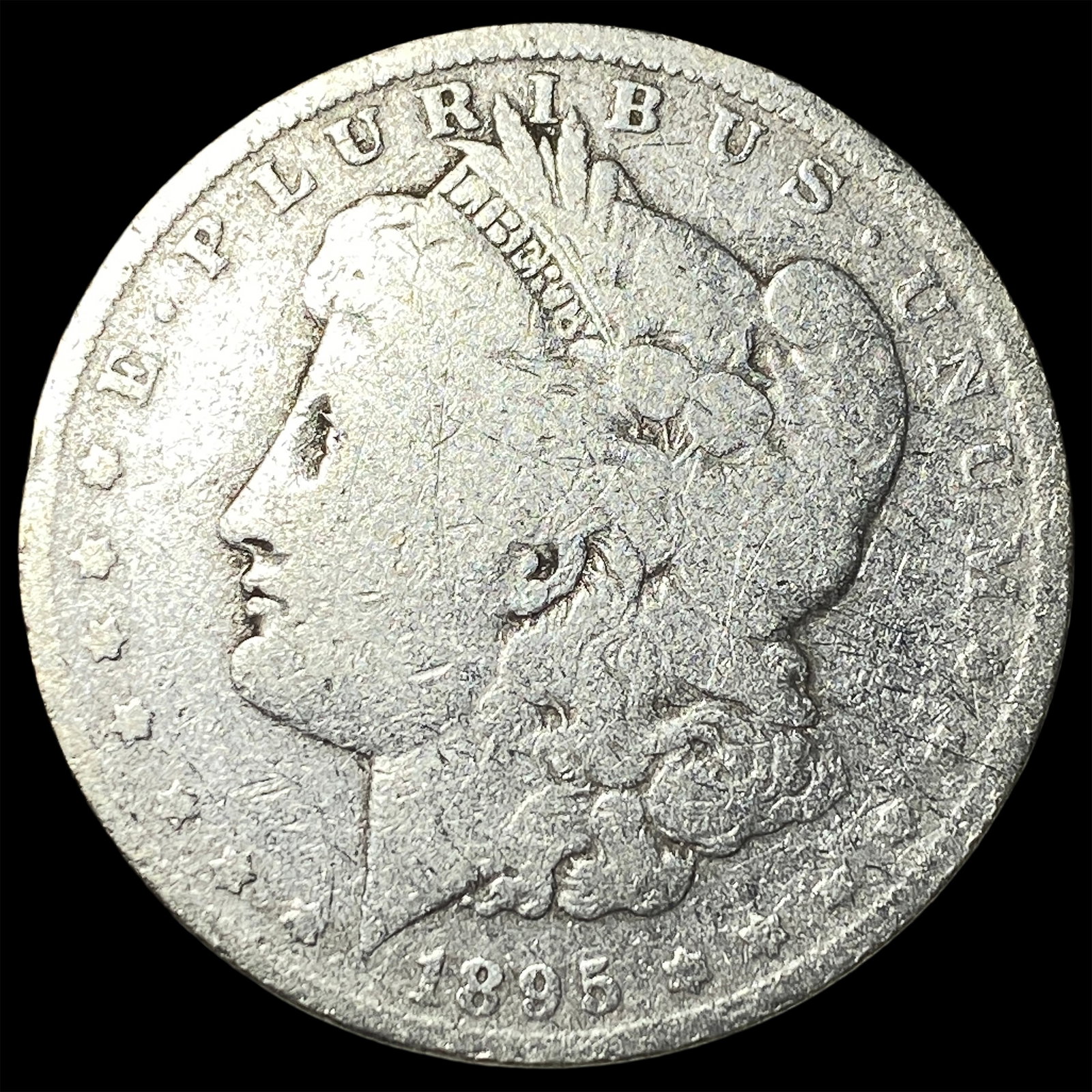1895-O Silver Morgan Dollar LIGHTLY CIRCULATED (1 of 2)