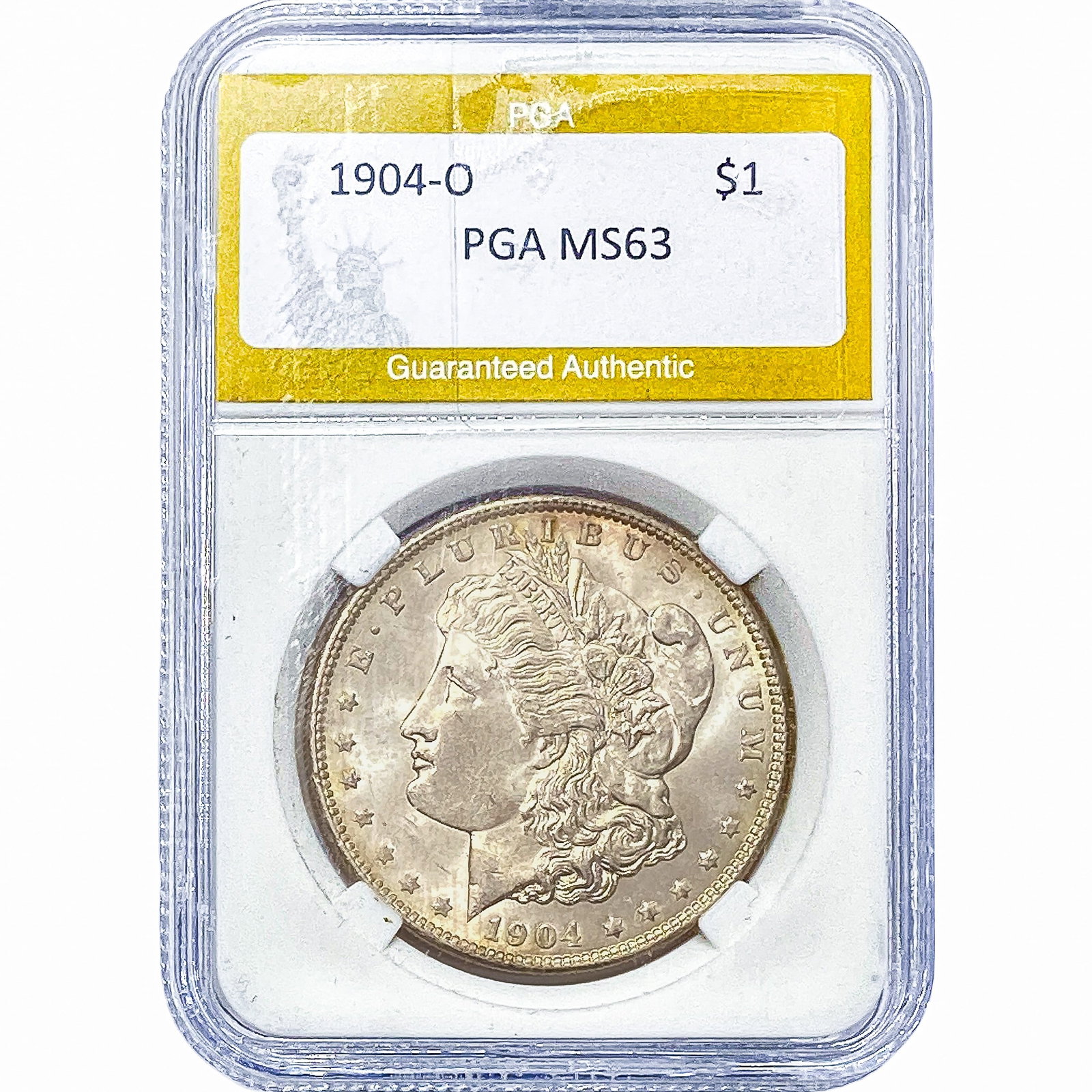 1904-O Morgan Silver Dollar PGA MS63 (1 of 2)