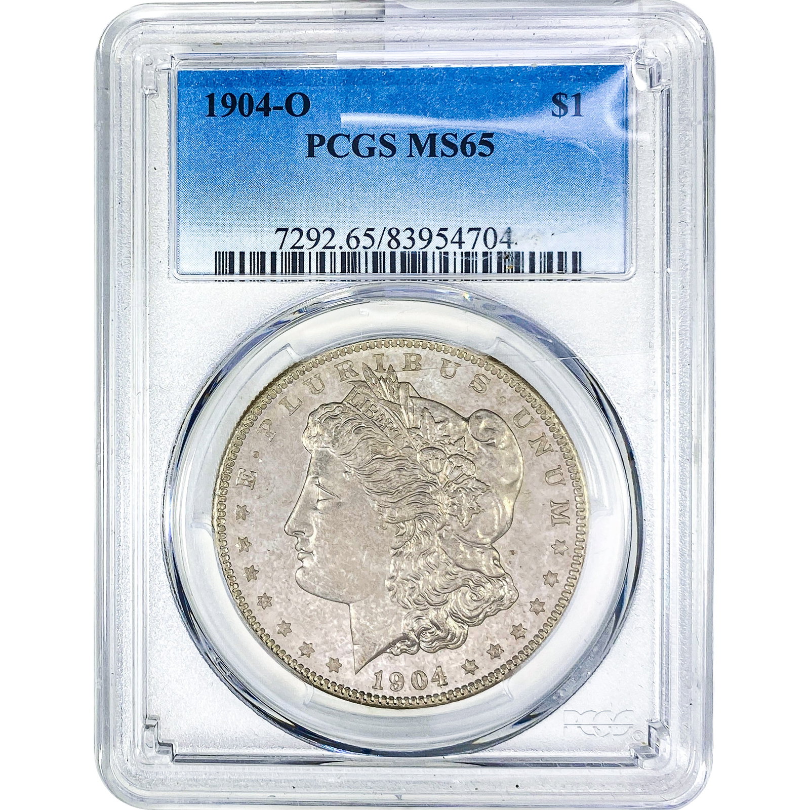 1904-O Morgan Silver Dollar PCGS MS65: 1904-O Morgan Silver Dollar PCGS MS65