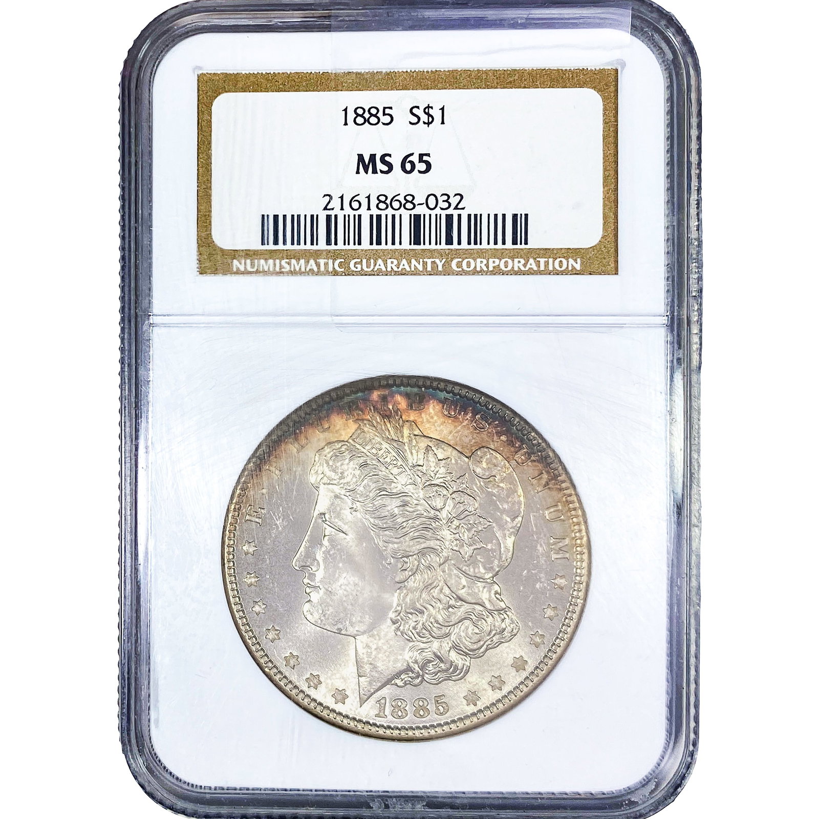 1885 Morgan Silver Dollar NGC MS65: 1885 Morgan Silver Dollar NGC MS65