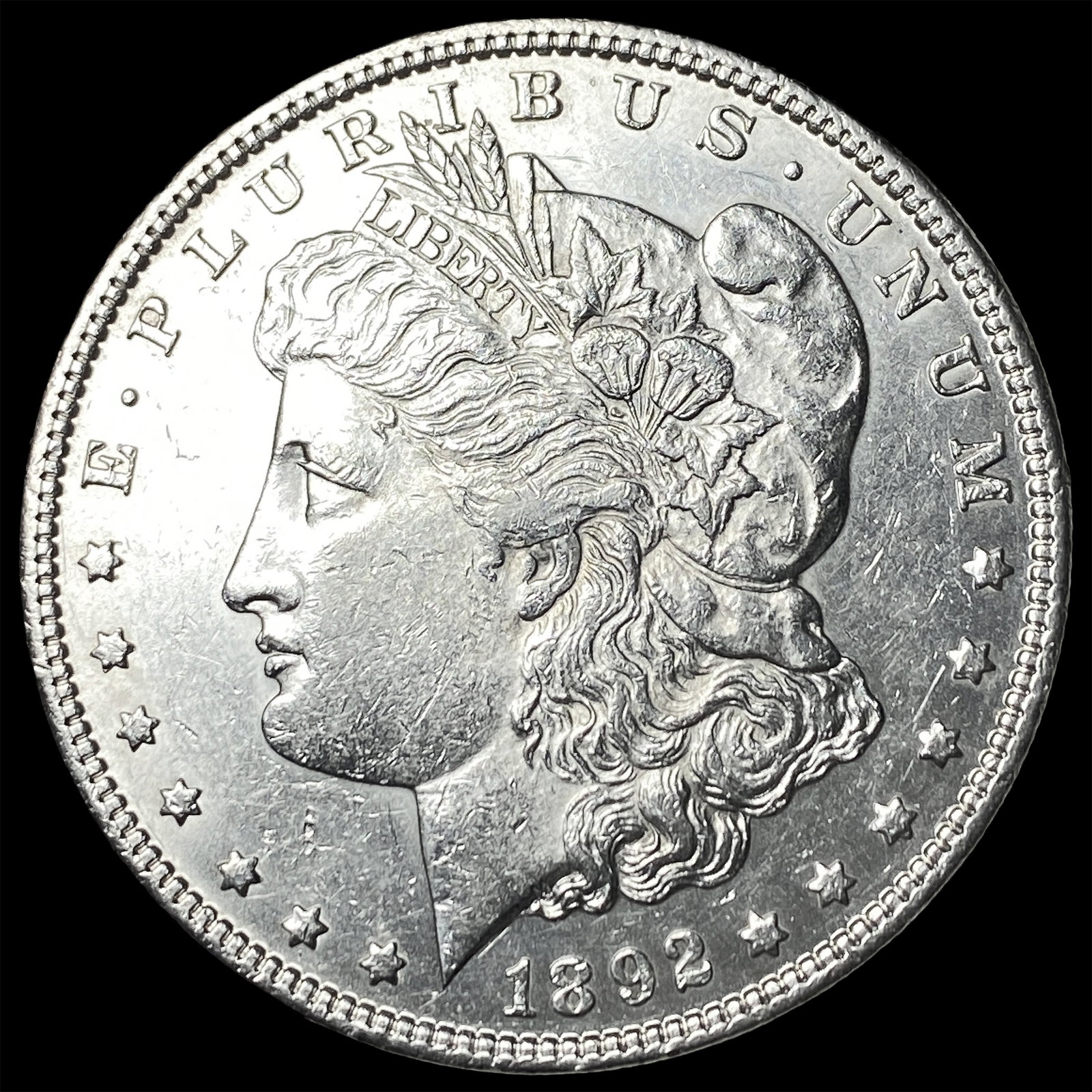 1892 Silver Morgan Dollar UNCIRCULATED: 1892 Silver Morgan Dollar UNCIRCULATED