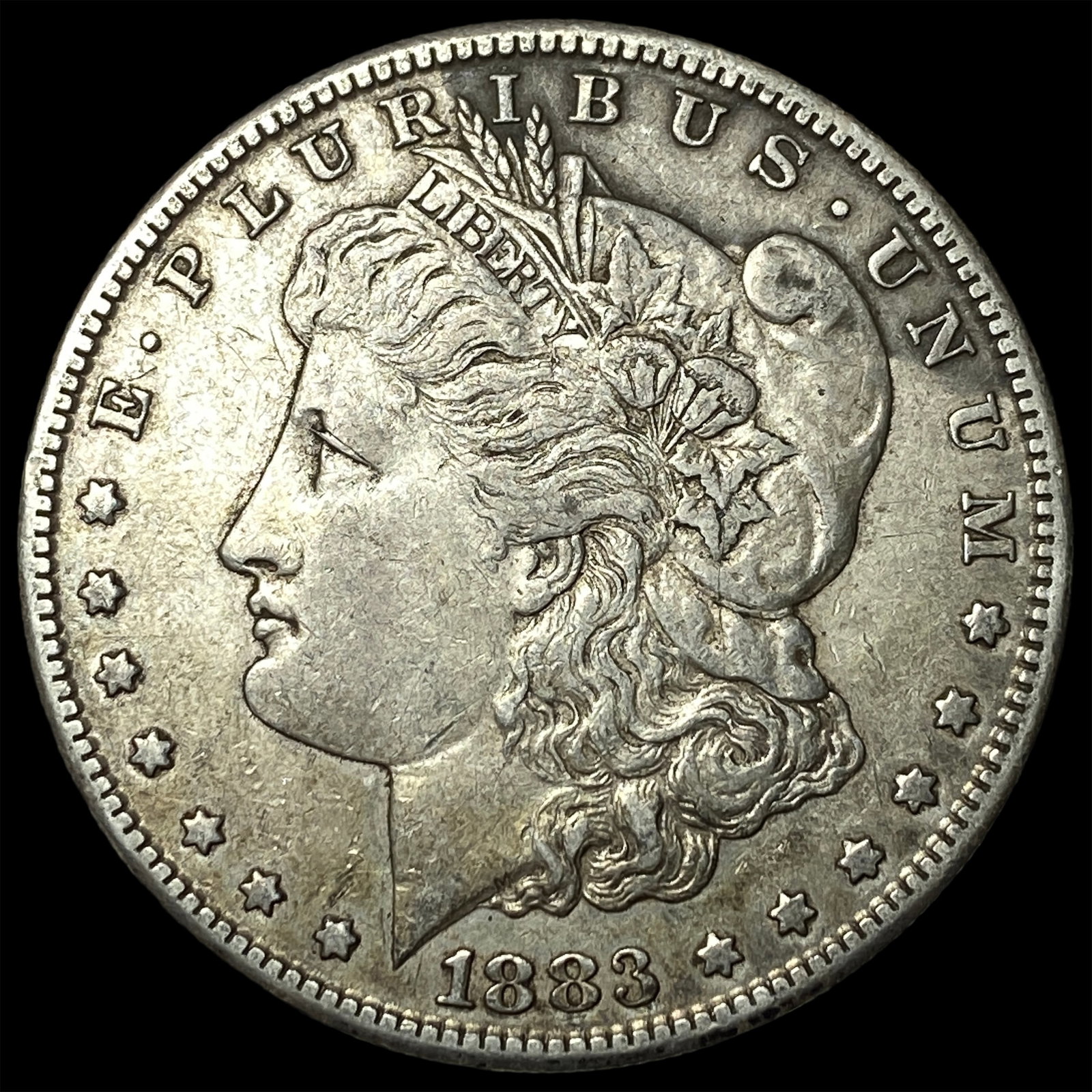 1883-S Silver Morgan Dollar NEARLY UNCIRCULATED: 1883-S Silver Morgan Dollar NEARLY UNCIRCULATED