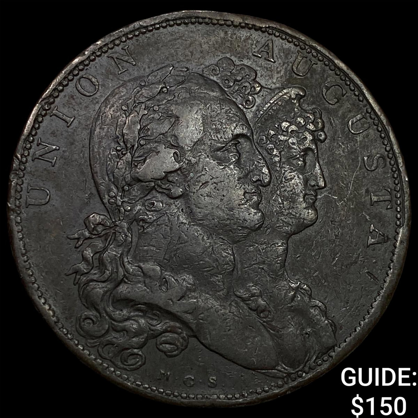 1801 Spain Bronze Medallic Pattern: 1801 Spain Bronze Medallic Pattern