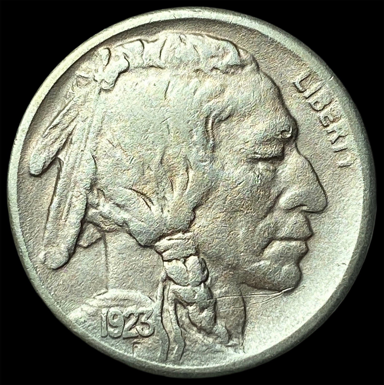 1923-S Buffalo Nickel NEARLY UNCIRCULATED: 1923-S Buffalo Nickel NEARLY UNCIRCULATED