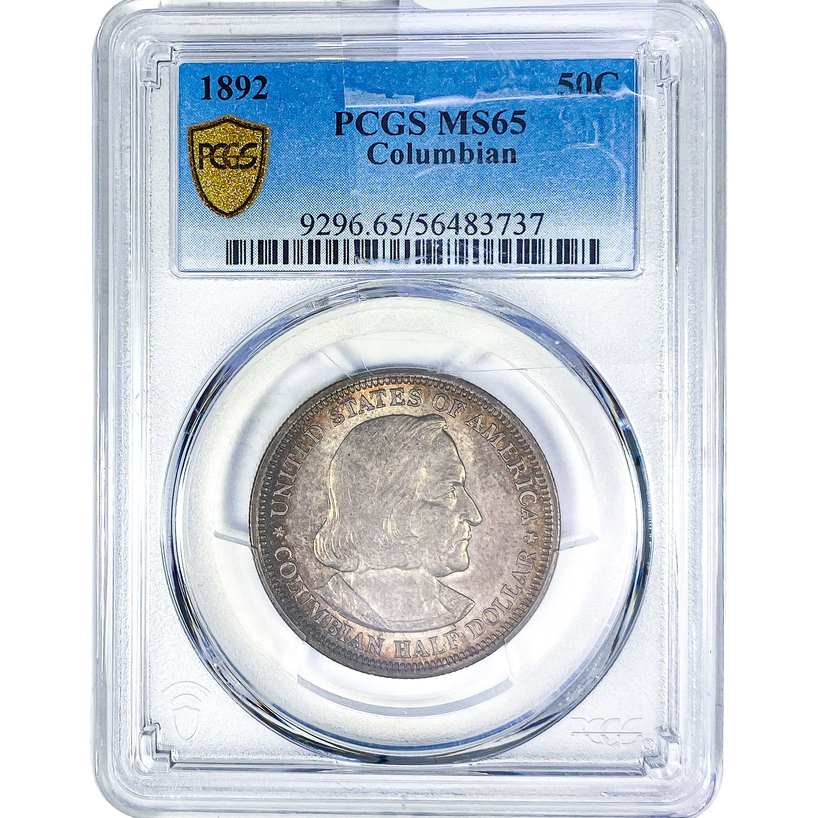 1892 Columbian Expo Half Dollar PCGS MS65 (1 of 2)