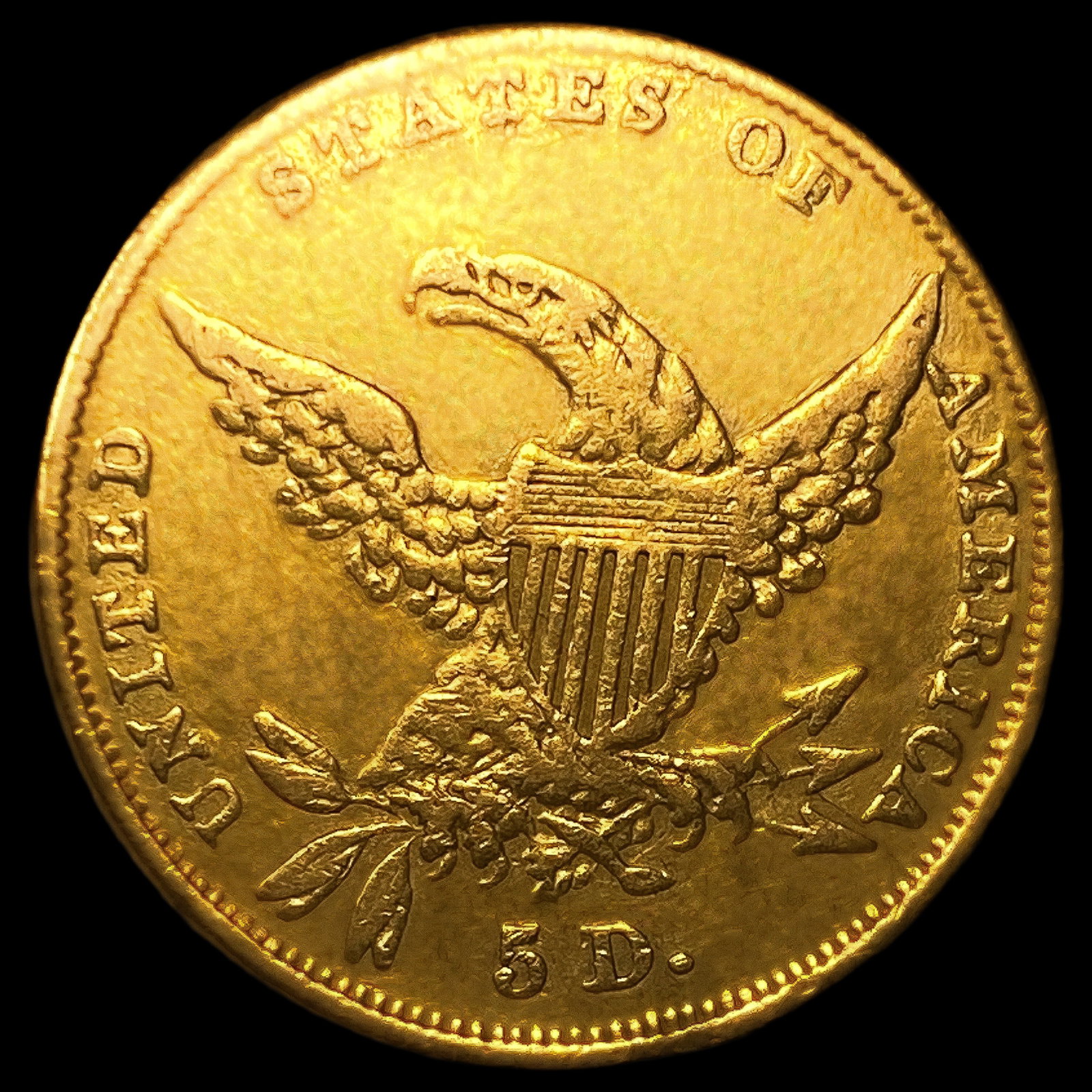 1835 $5 Gold Half Eagle - 2
