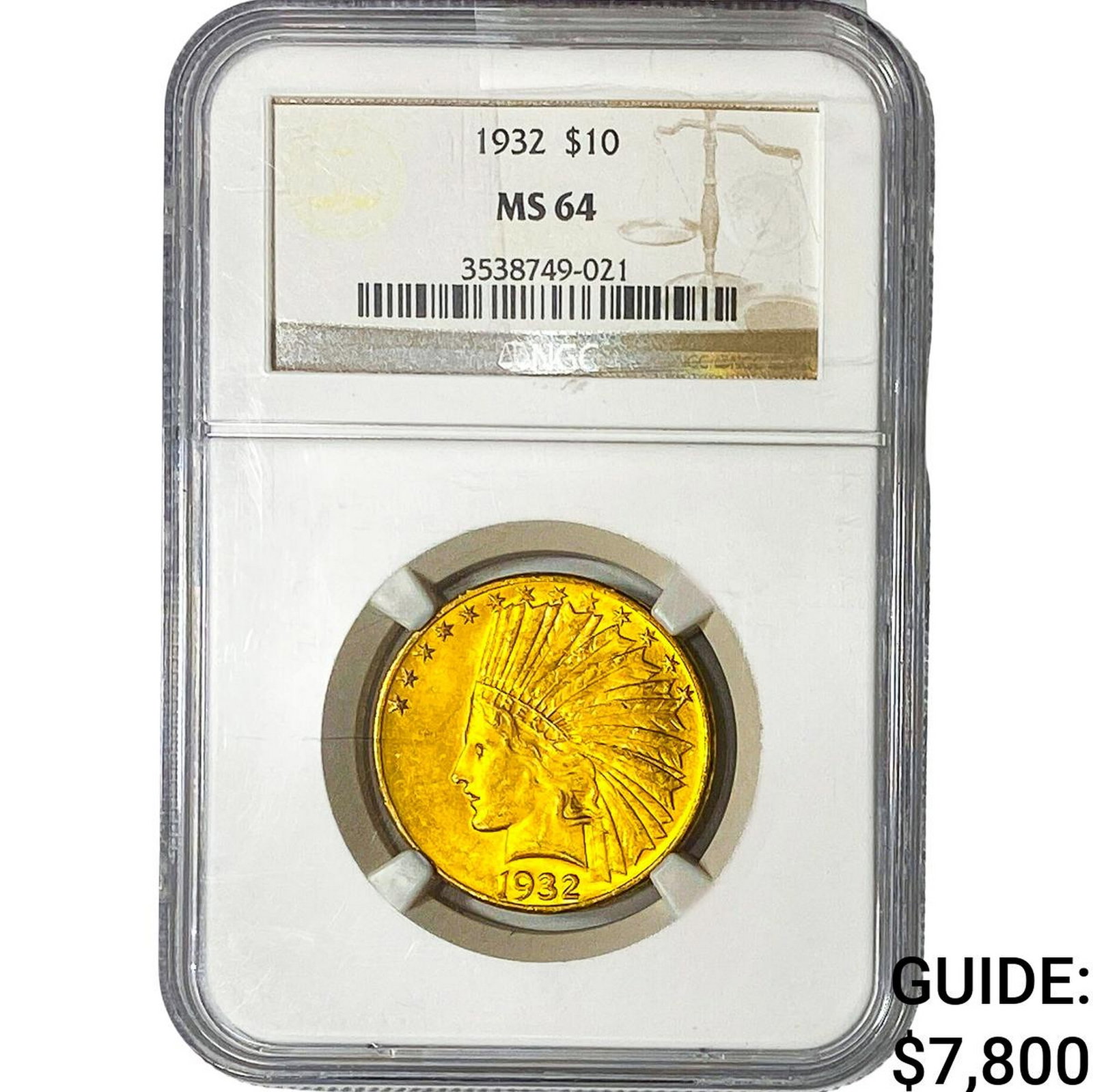 1932 $10 Gold Eagle NGC MS64 (1 of 4)