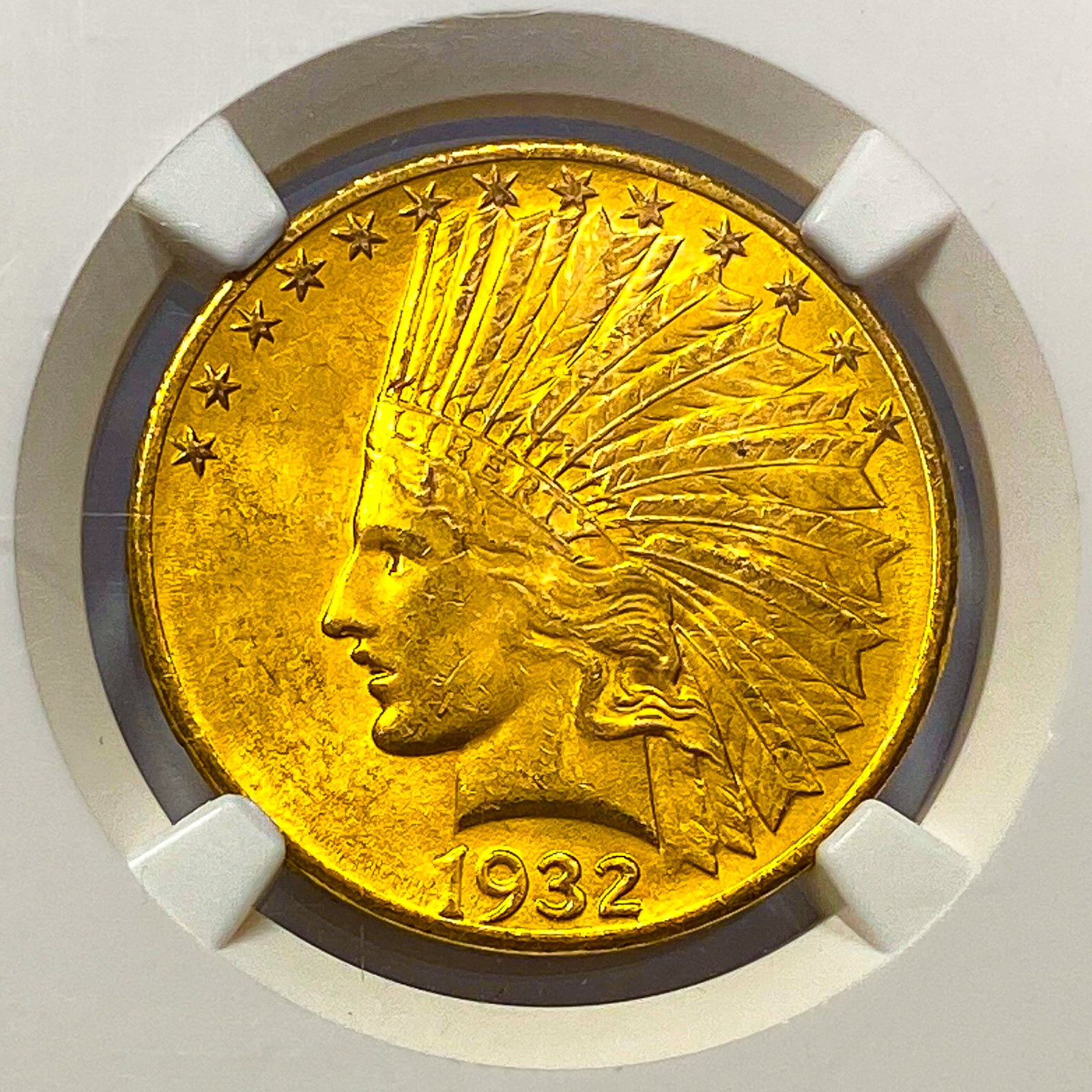 1932 $10 Gold Eagle NGC MS64 - 3