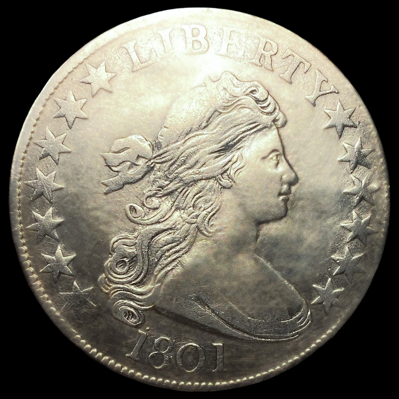 1801 Draped Bust Half Dollar: 1801 Draped Bust Half Dollar