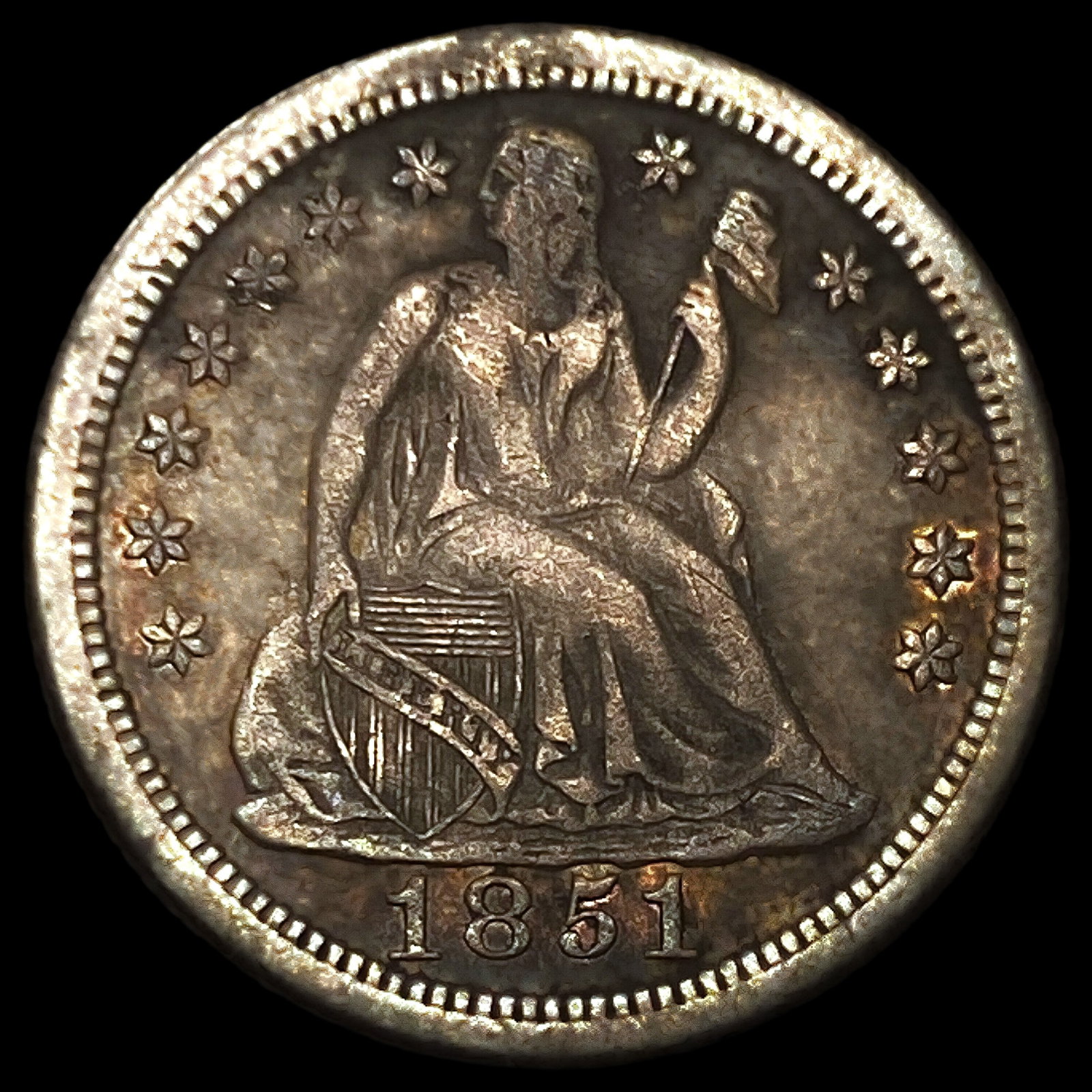 1851-O Seated Liberty Dime: 1851-O Seated Liberty Dime