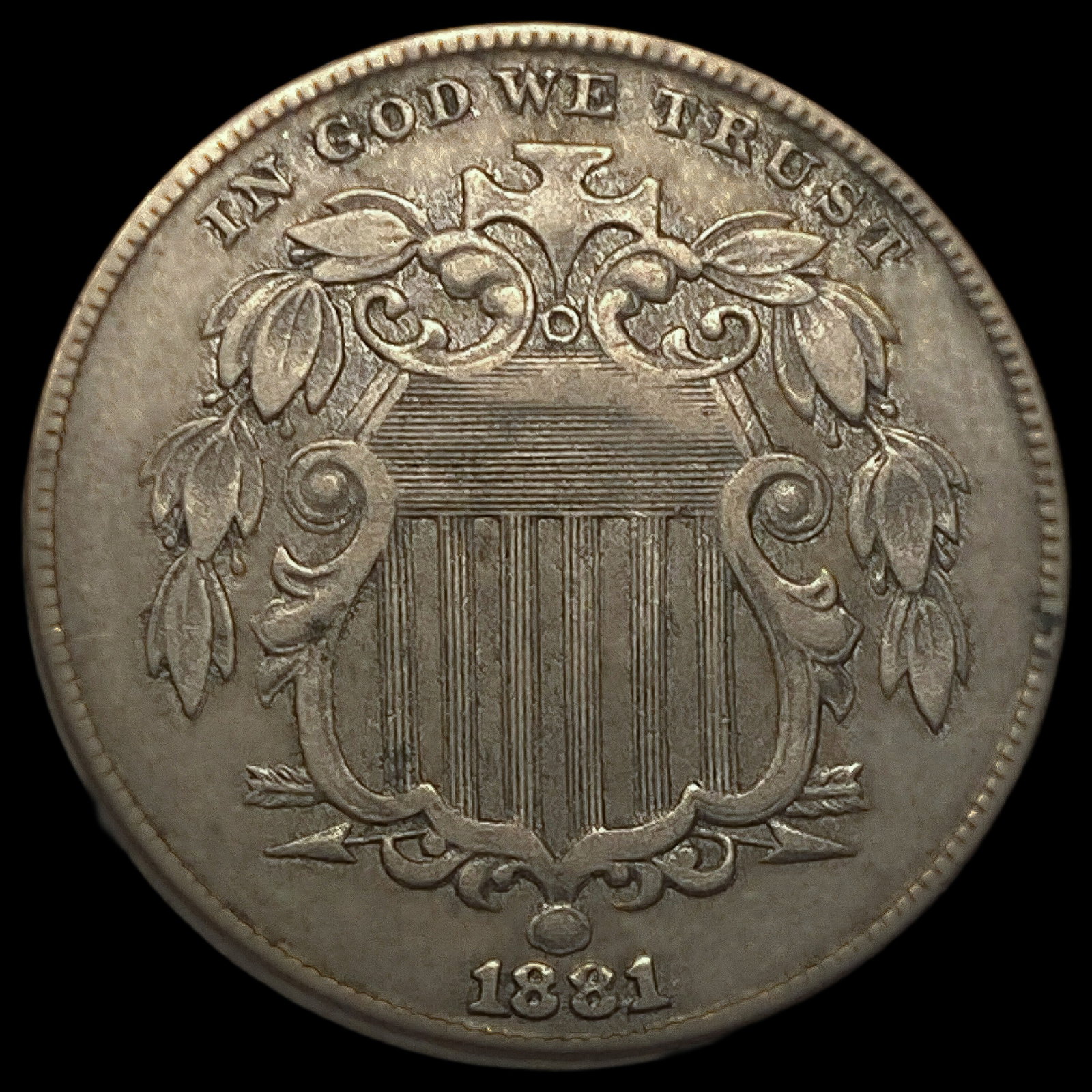 1881 Shield Nickel (1 of 2)