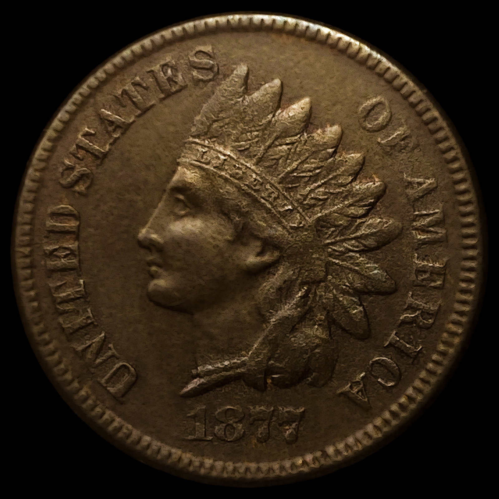 1877 Indian Head Cent: 1877 Indian Head Cent