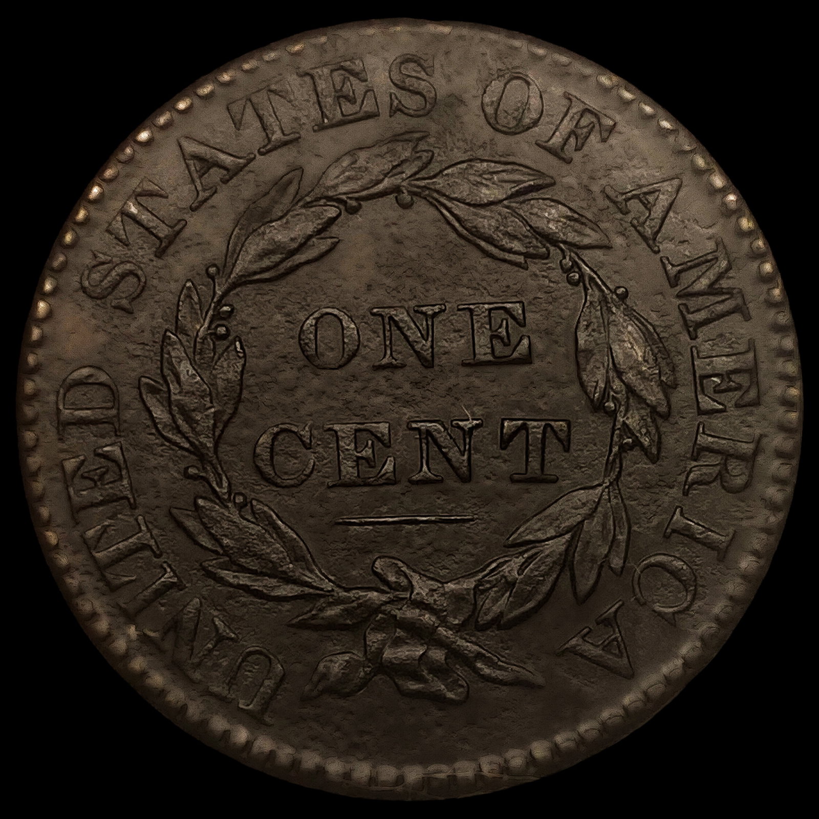 1829 Coronet Head Large Cent - 2