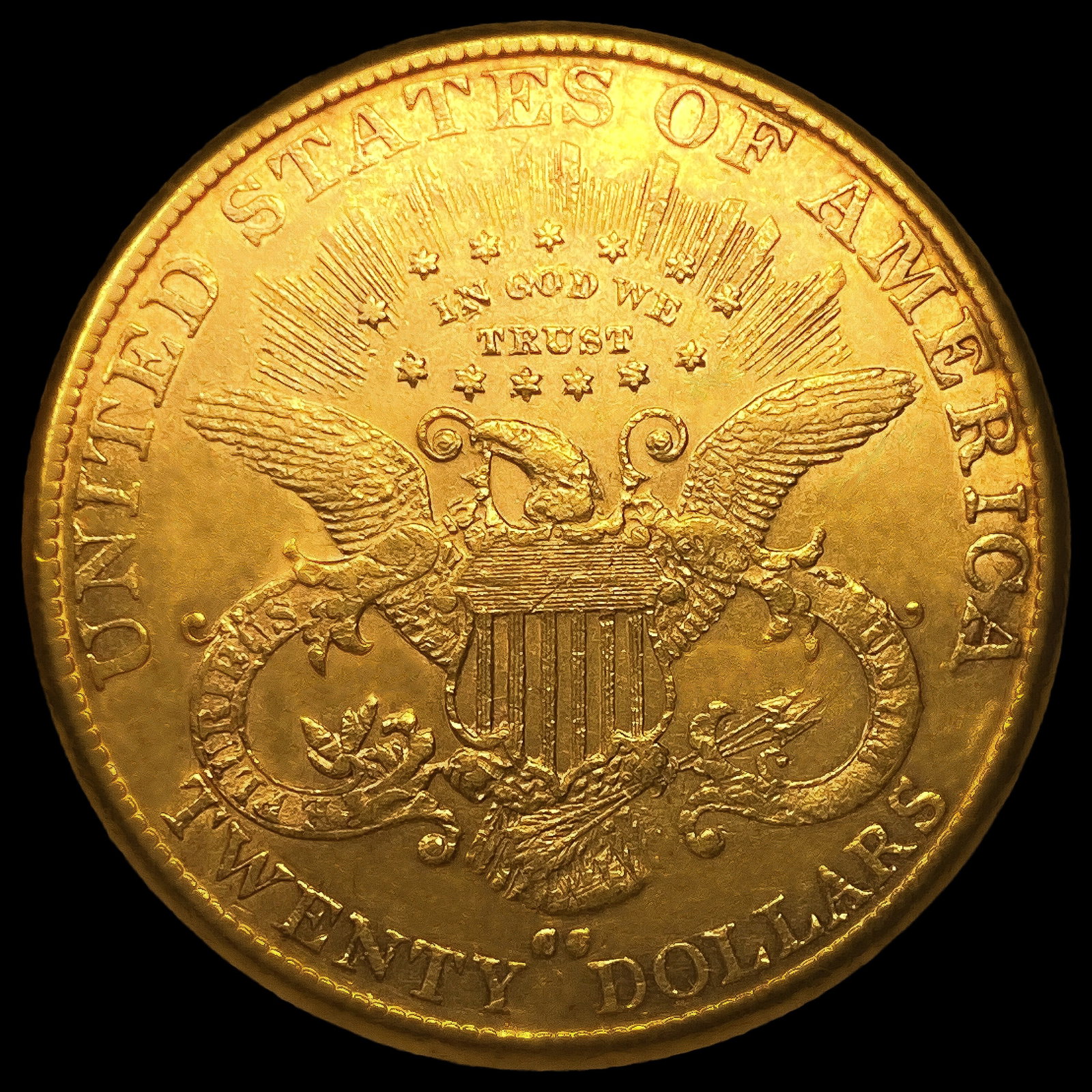 1890-CC $20 Gold Double Eagle - 2
