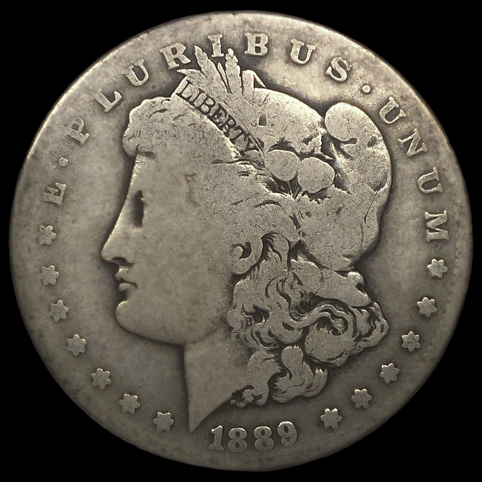 1889-CC Morgan Silver Dollar: 1889-CC Morgan Silver Dollar