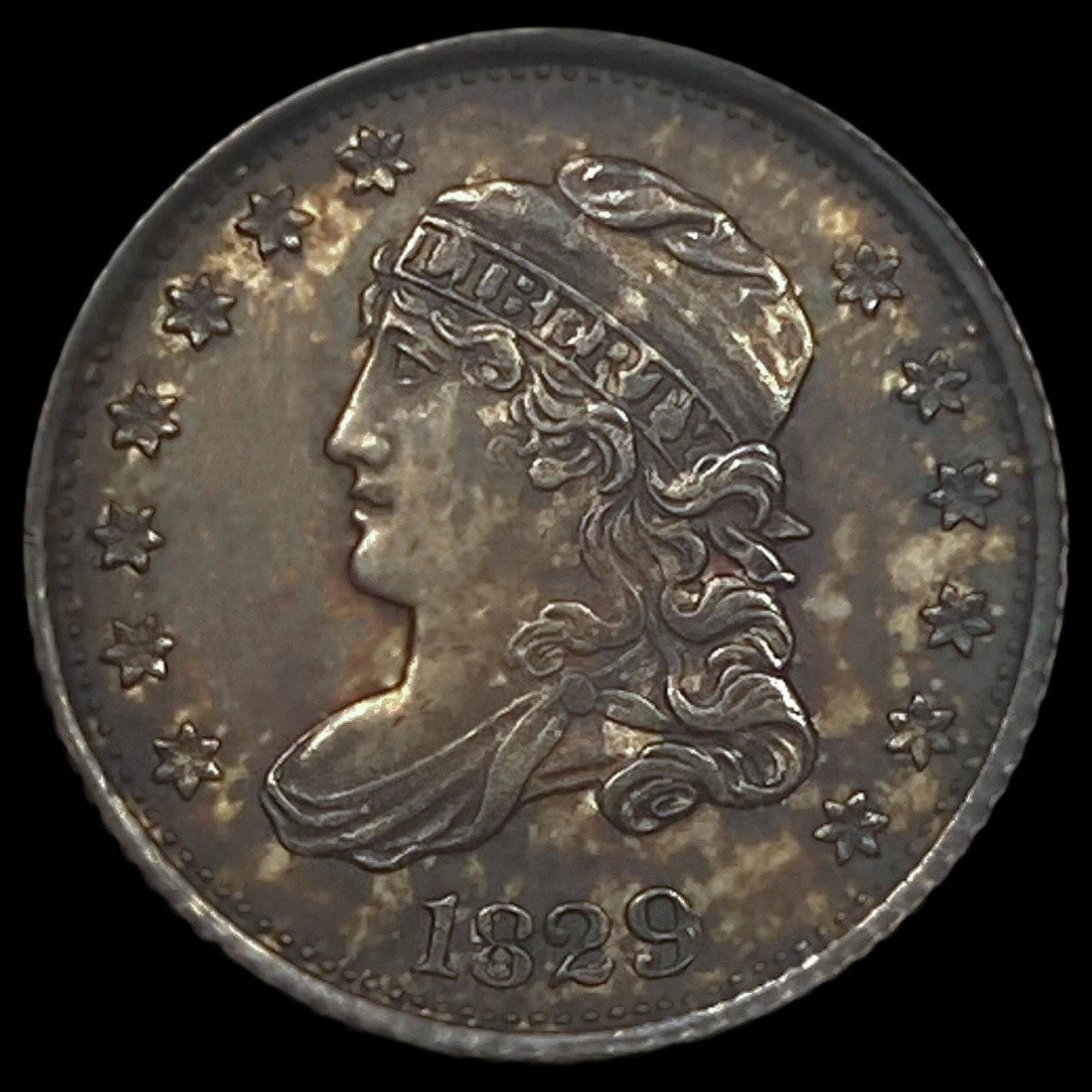 1829 Capped Bust Half Dime: 1829 Capped Bust Half Dime