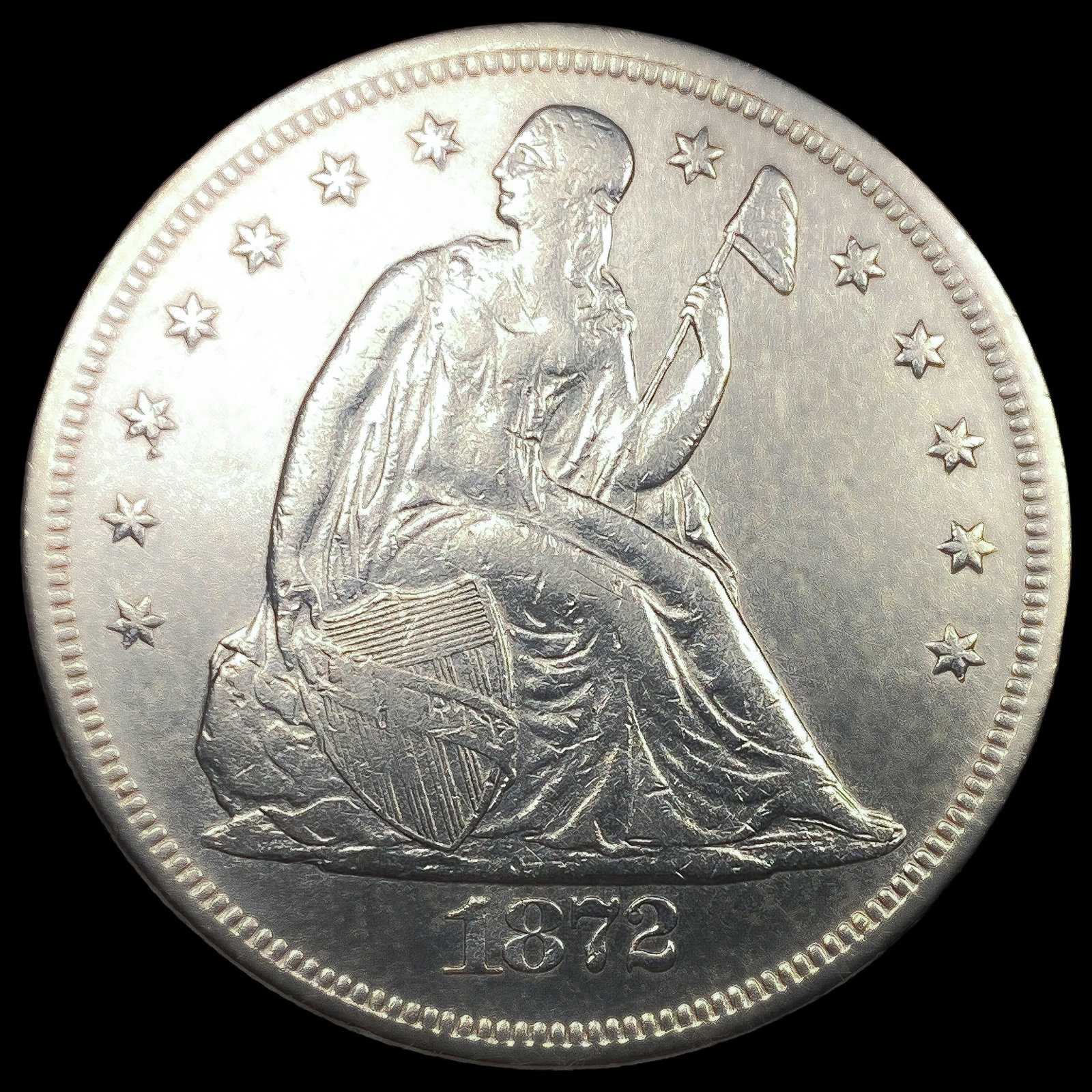 1872 Seated Liberty Dollar (1 of 2)
