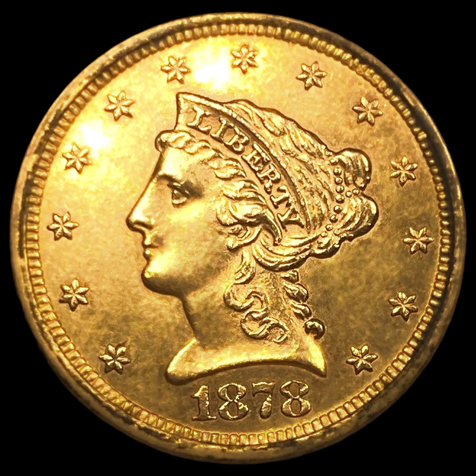 1878-S $2.50 Gold Quarter Eagle: 1878-S $2.50 Gold Quarter Eagle