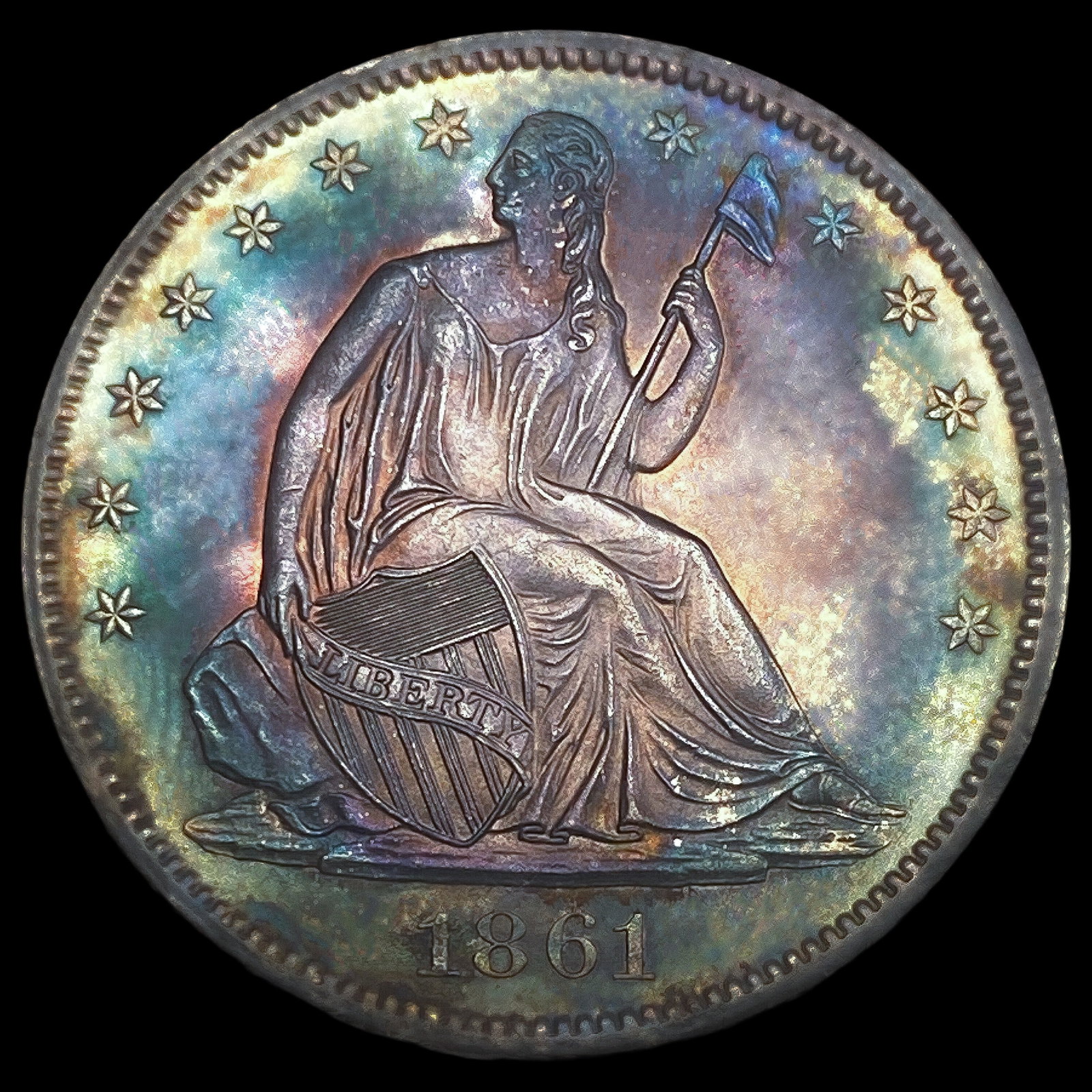 1861-O Seated Liberty Half Dollar: 1861-O Seated Liberty Half Dollar