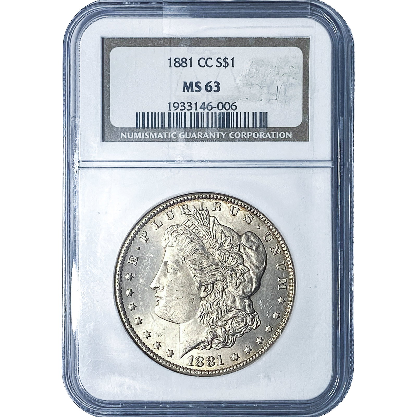 1881-CC Morgan Silver Dollar NGC MS63 (1 of 4)