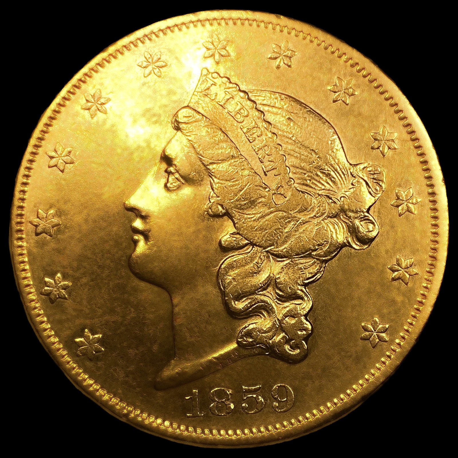 1859 $20 Gold Double Eagle: 1859 $20 Gold Double Eagle