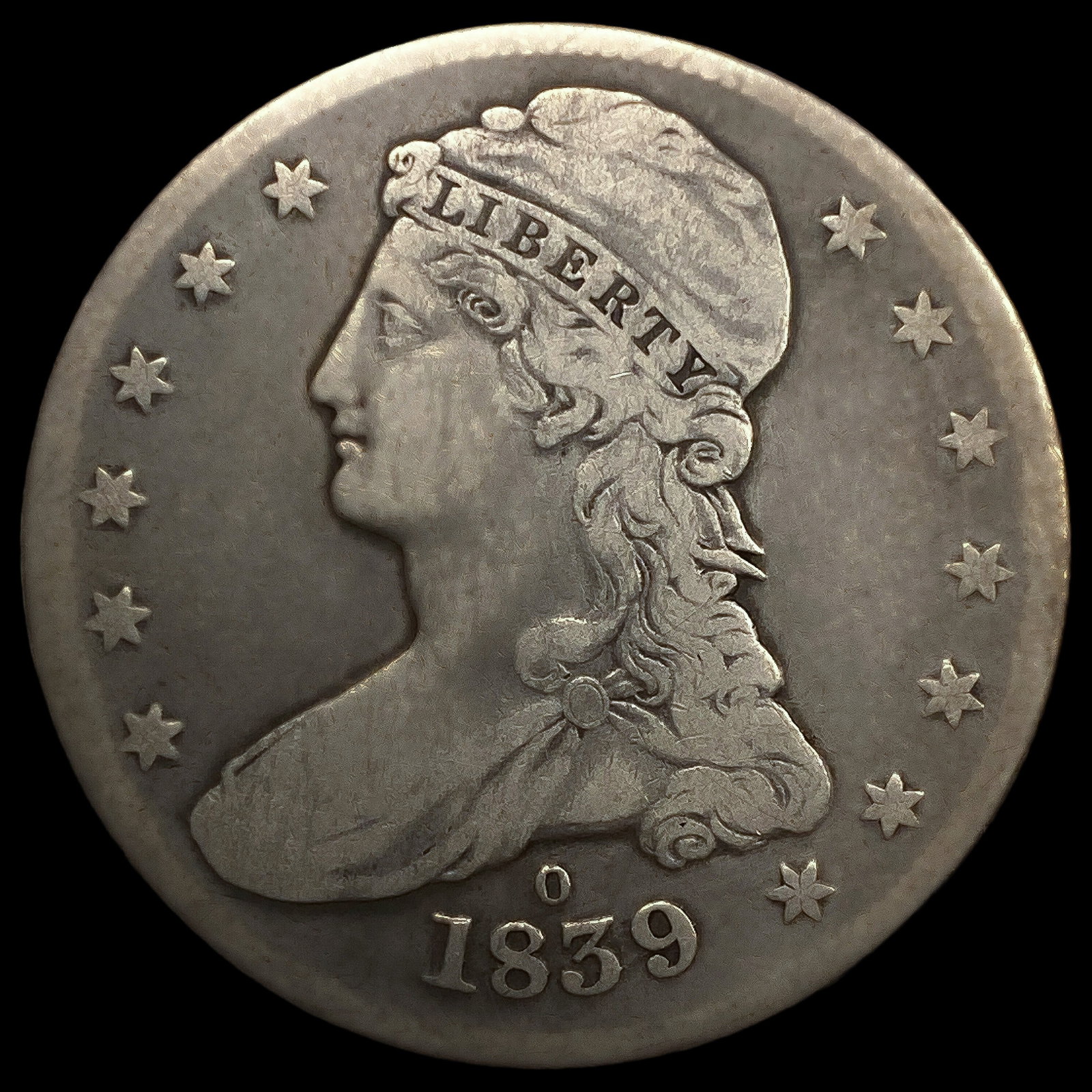 1839-O Capped Bust Half Dollar (1 of 2)
