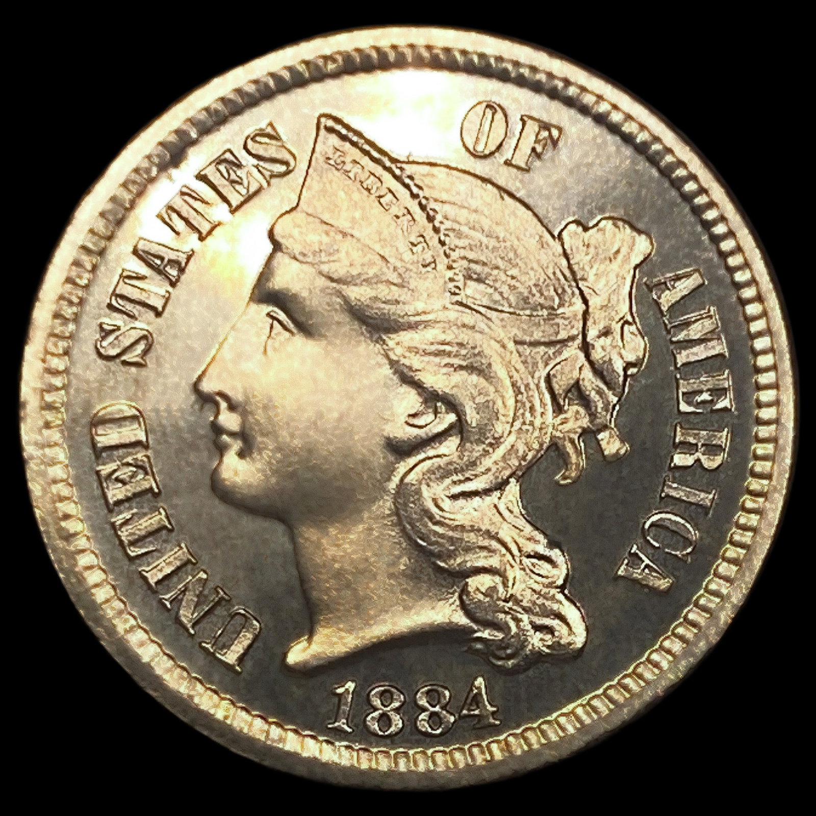 1884 Nickel Three Cent: 1884 Nickel Three Cent
