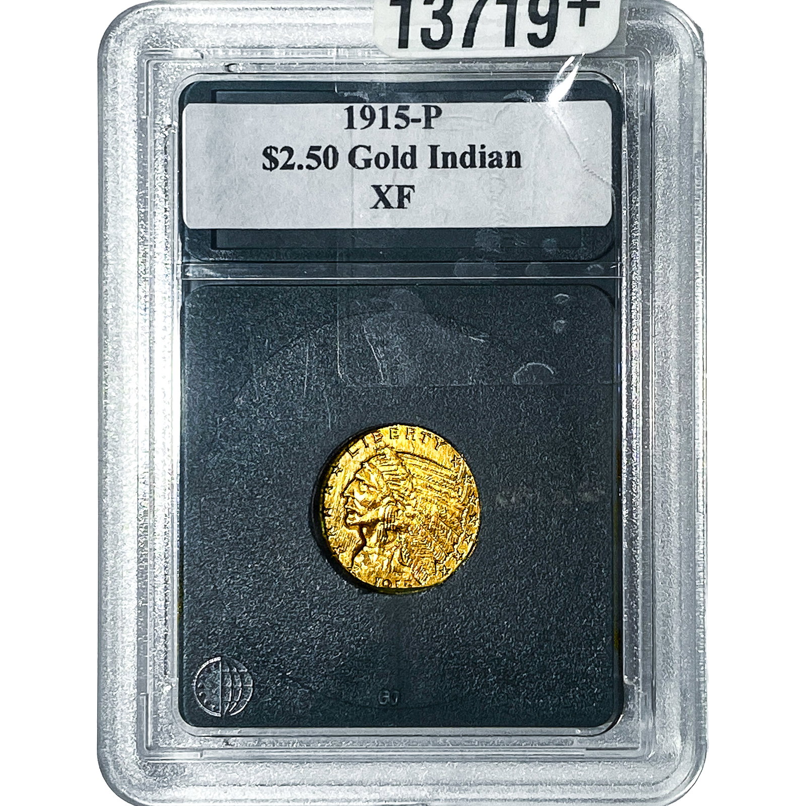 1915 $2.50 Gold Quarter Eagle XF: 1915 $2.50 Gold Quarter Eagle XF