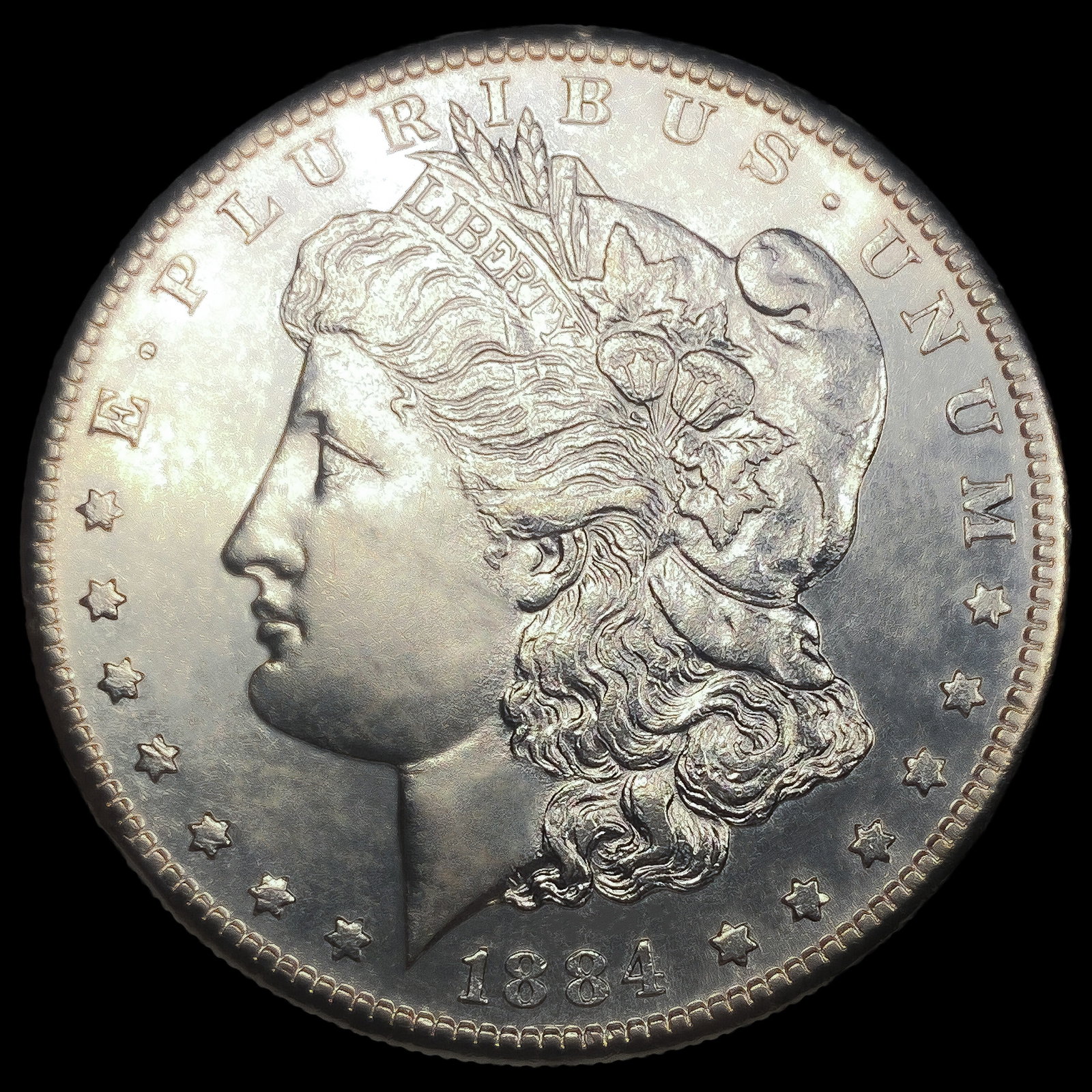 1884-S Morgan Silver Dollar: 1884-S Morgan Silver Dollar
