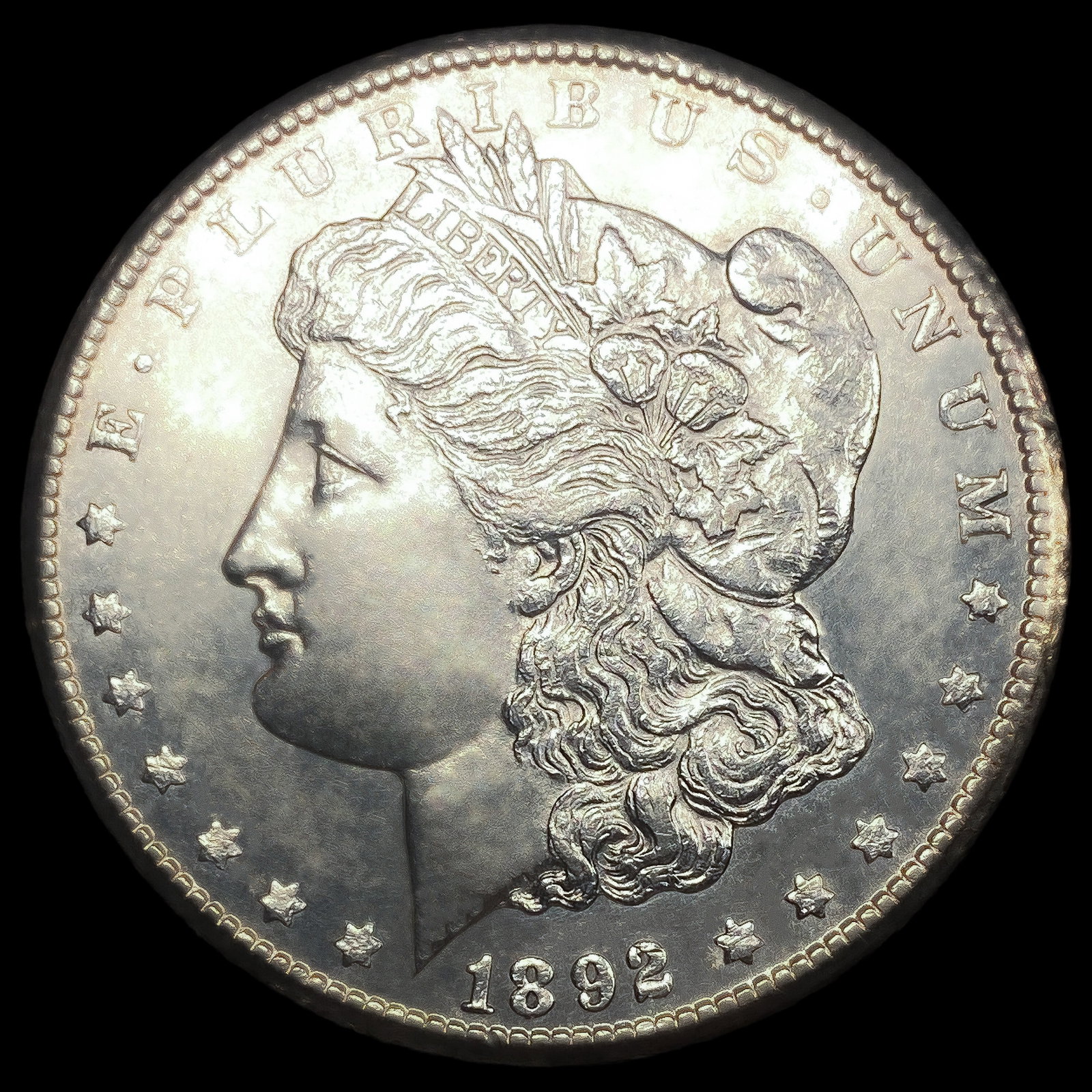1892-CC Morgan Silver Dollar: 1892-CC Morgan Silver Dollar