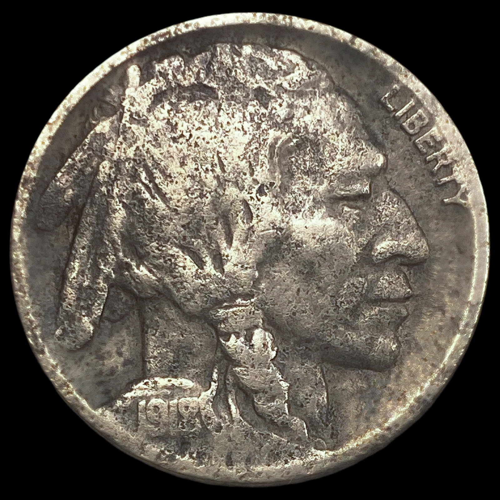 1918/7-D Buffalo Nickel: 1918/7-D Buffalo Nickel
