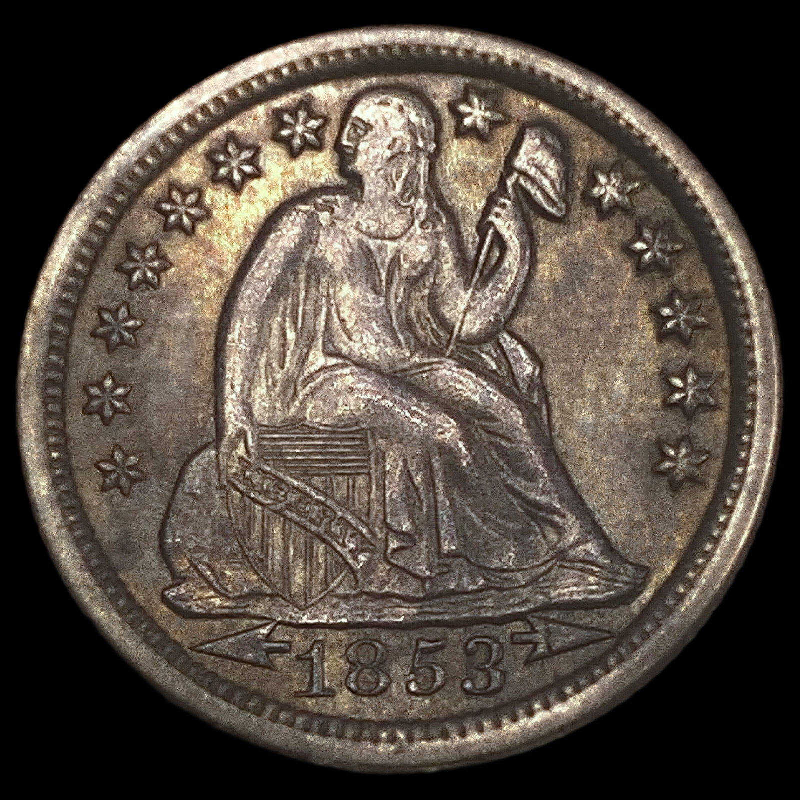 1853-O Seated Liberty Dime: 1853-O Seated Liberty Dime