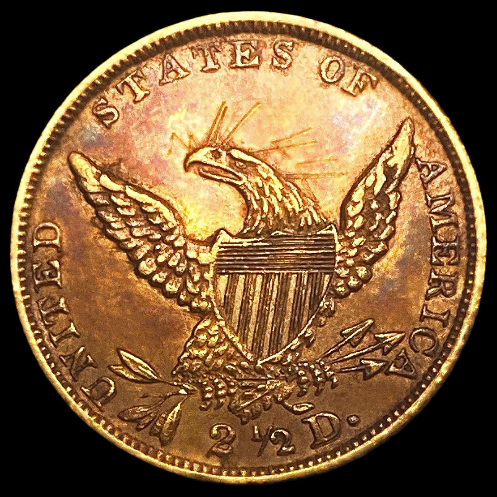 1836 $2.50 Gold Quarter Eagle - 2