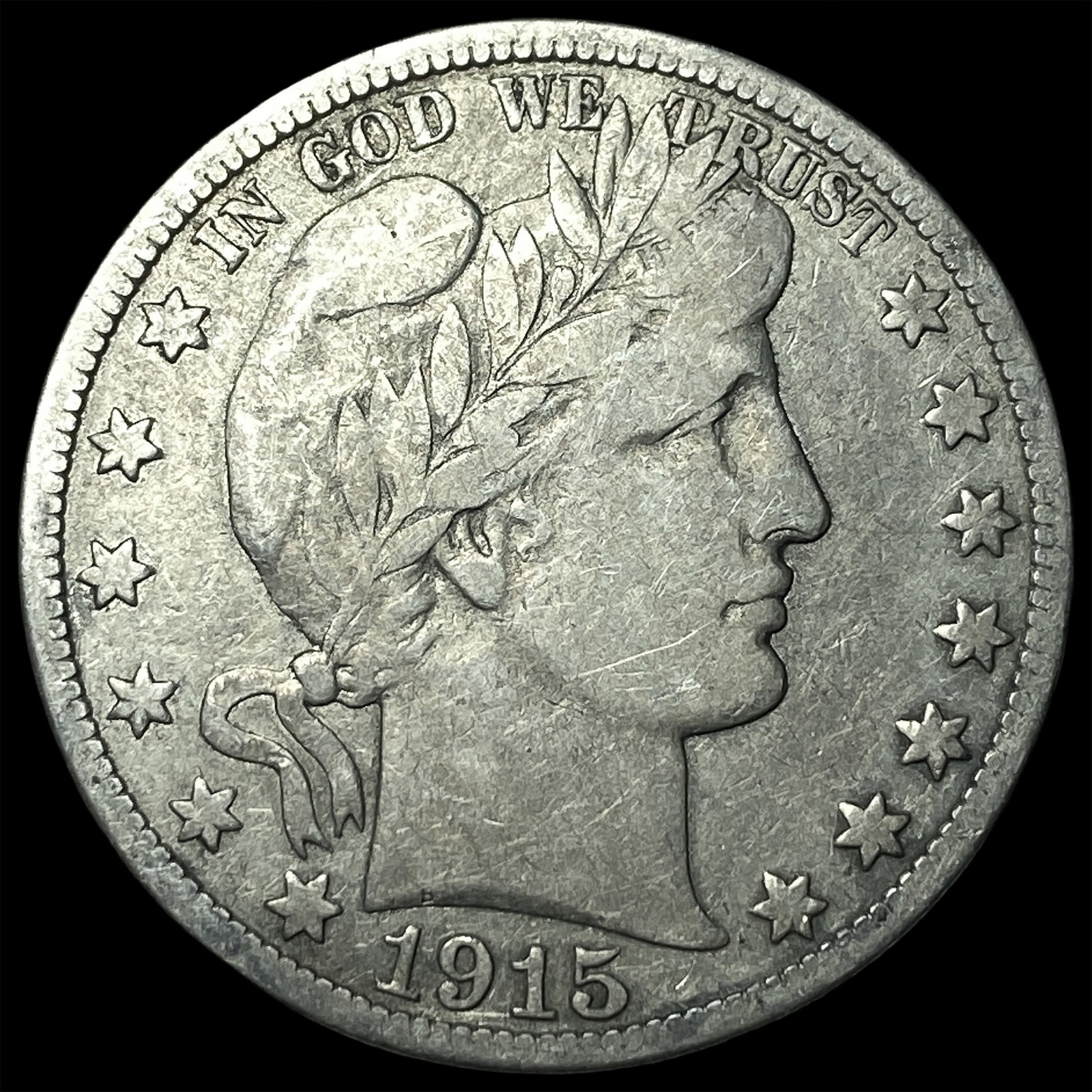 1915-S Silver Barber Half Dollar HIGH GRADE: 1915-S Silver Barber Half Dollar HIGH GRADE
