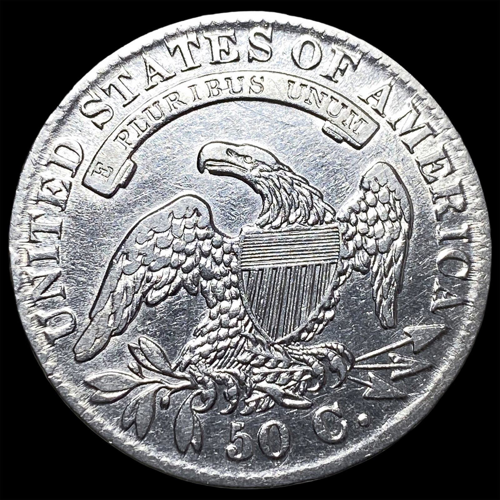 1832 Capped Bust Half Dollar CLOSELY UNCIRCULATED - 2