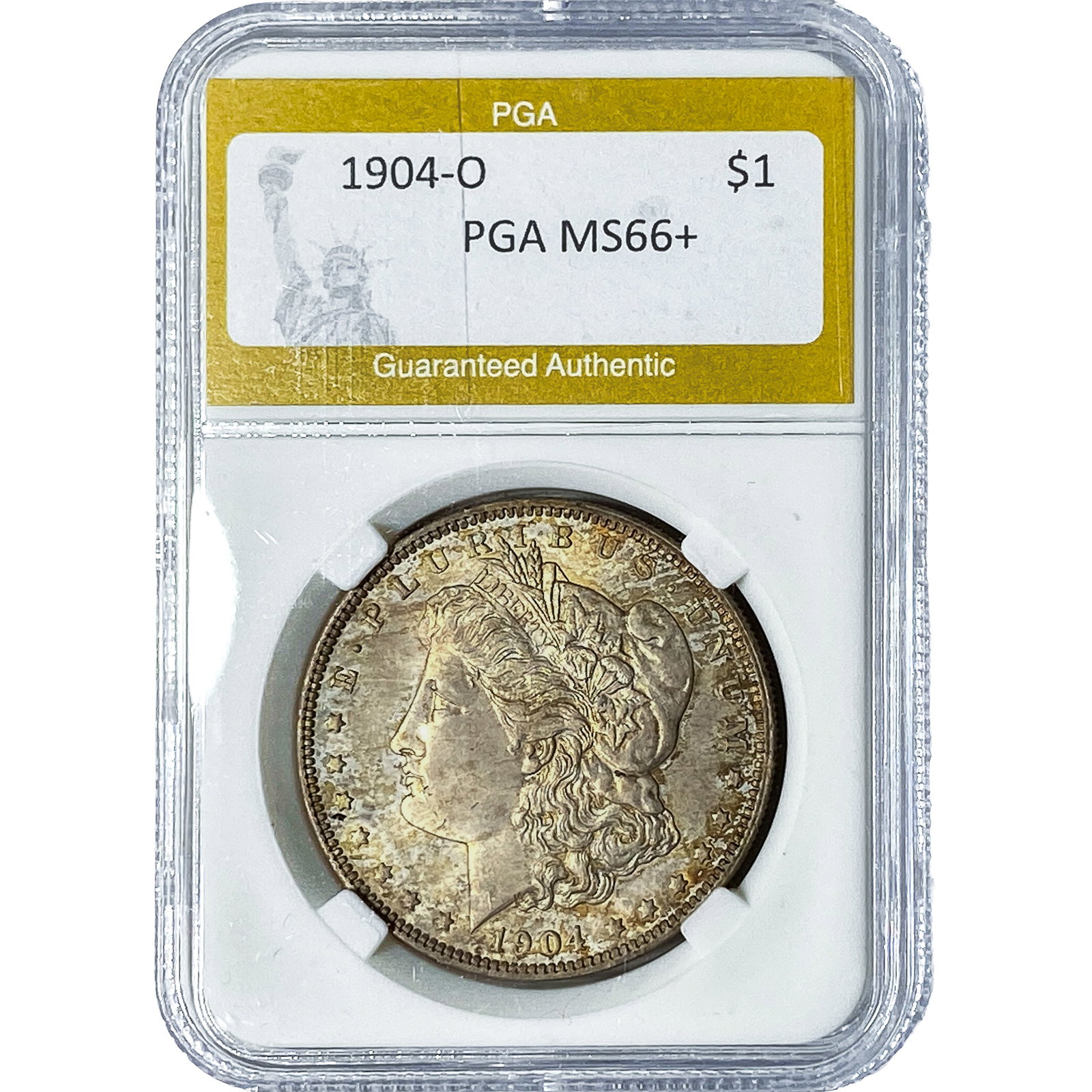 1904-O Morgan Silver Dollar PGA MS66+: 1904-O Morgan Silver Dollar PGA MS66+