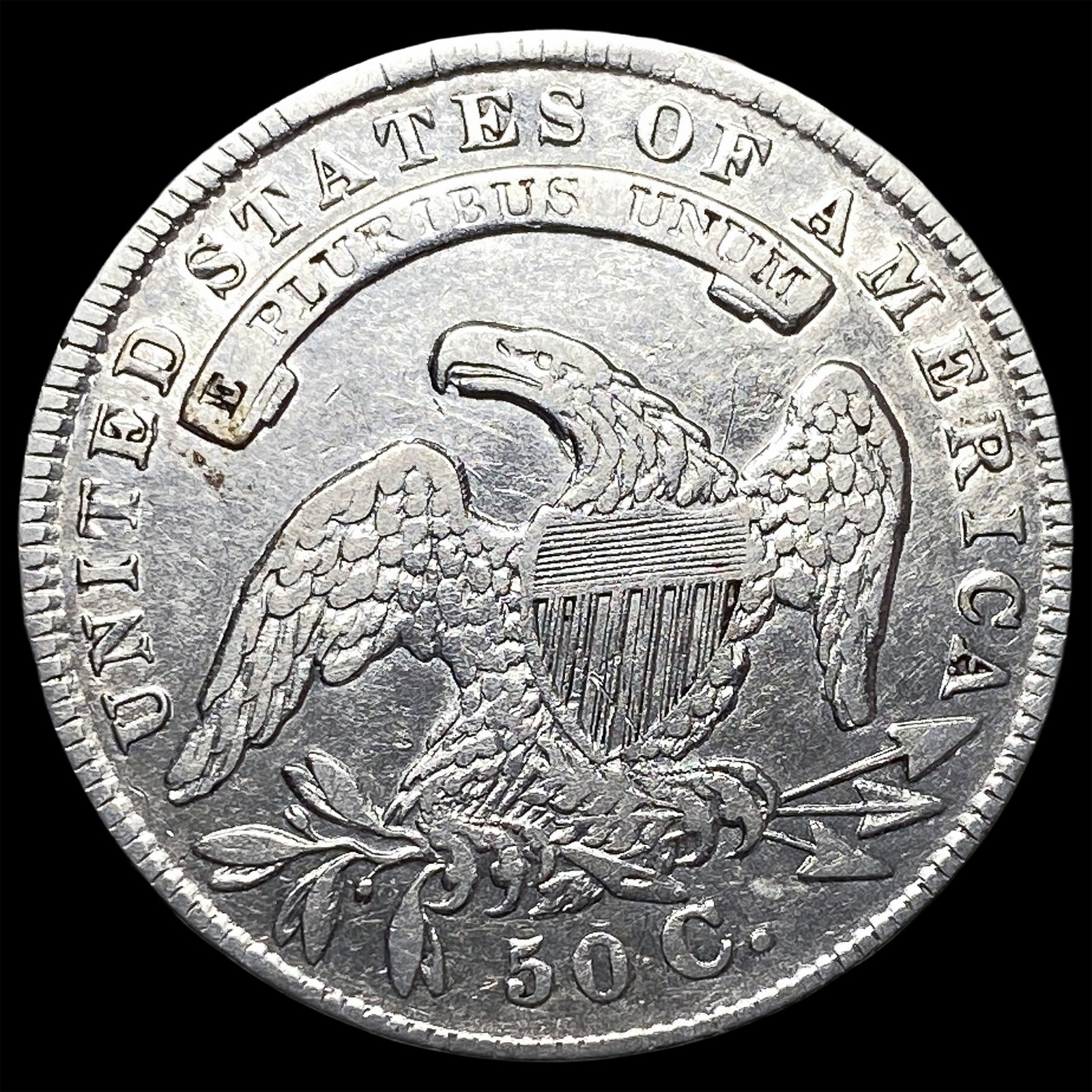 1834 Capped Bust Half Dollar CLOSELY UNCIRCULATED - 2