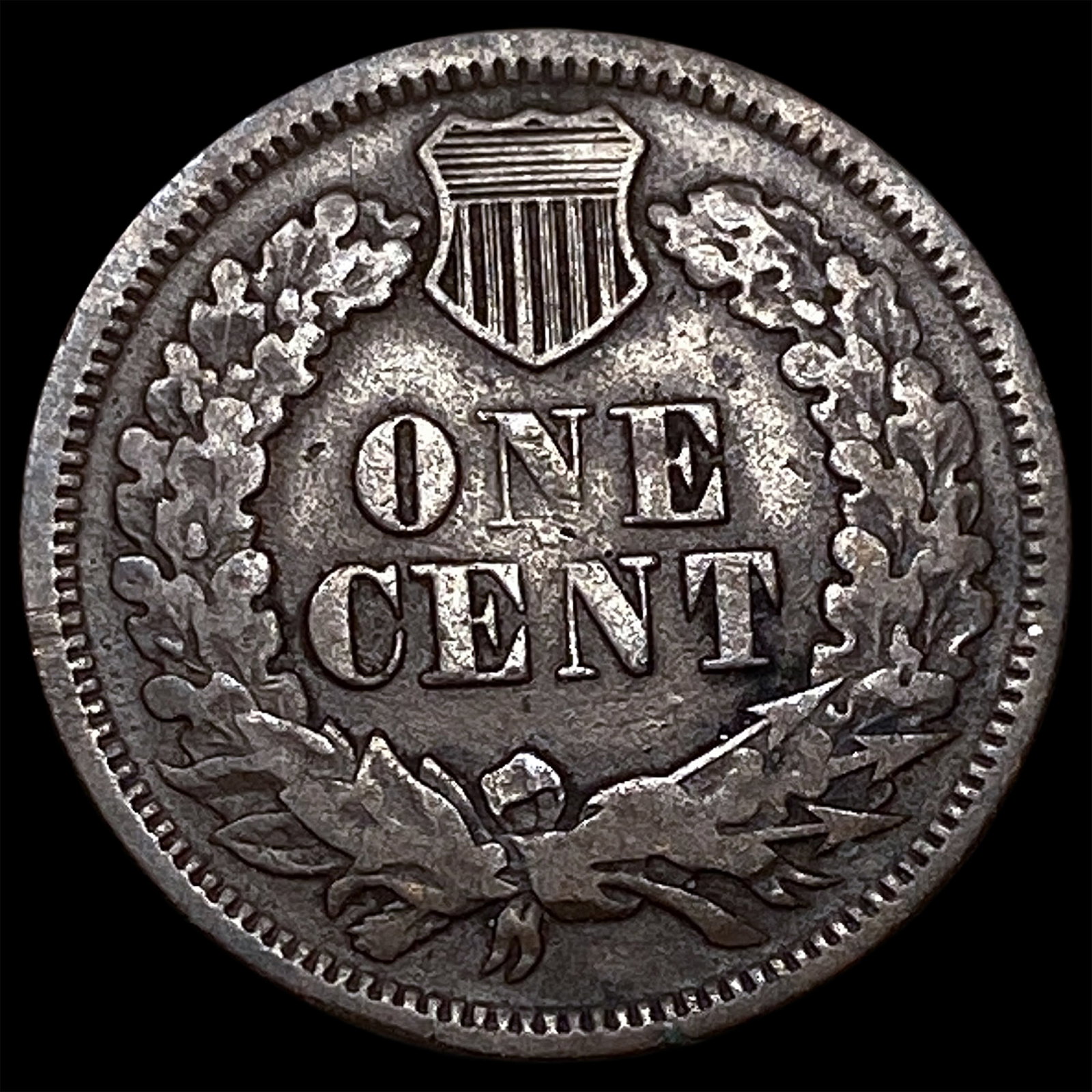 1869 Indian Head Cent ABOUT UNCIRCULATED - 2