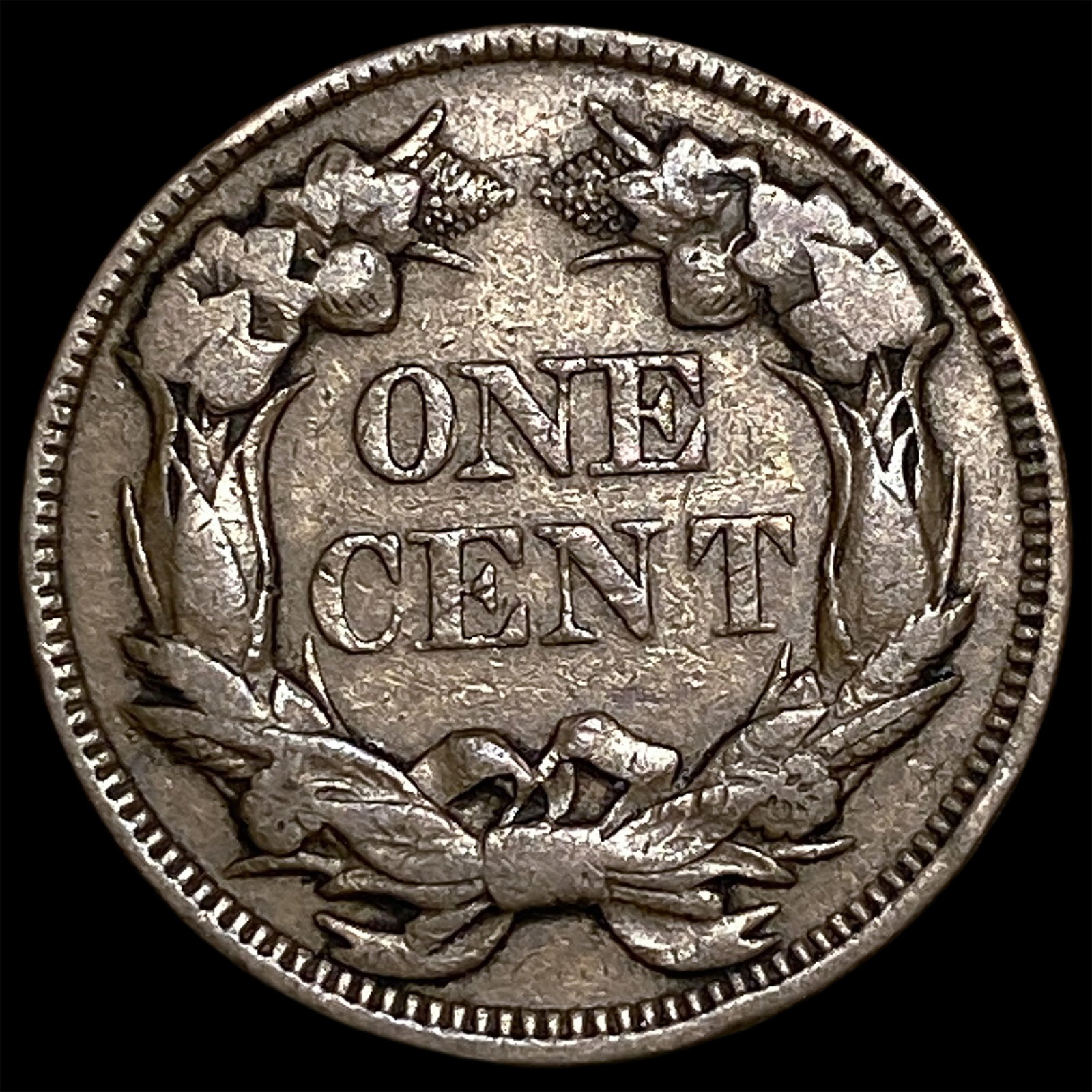 1857 Flying Eagle Cent NEARLY UNCIRCULATED - 2