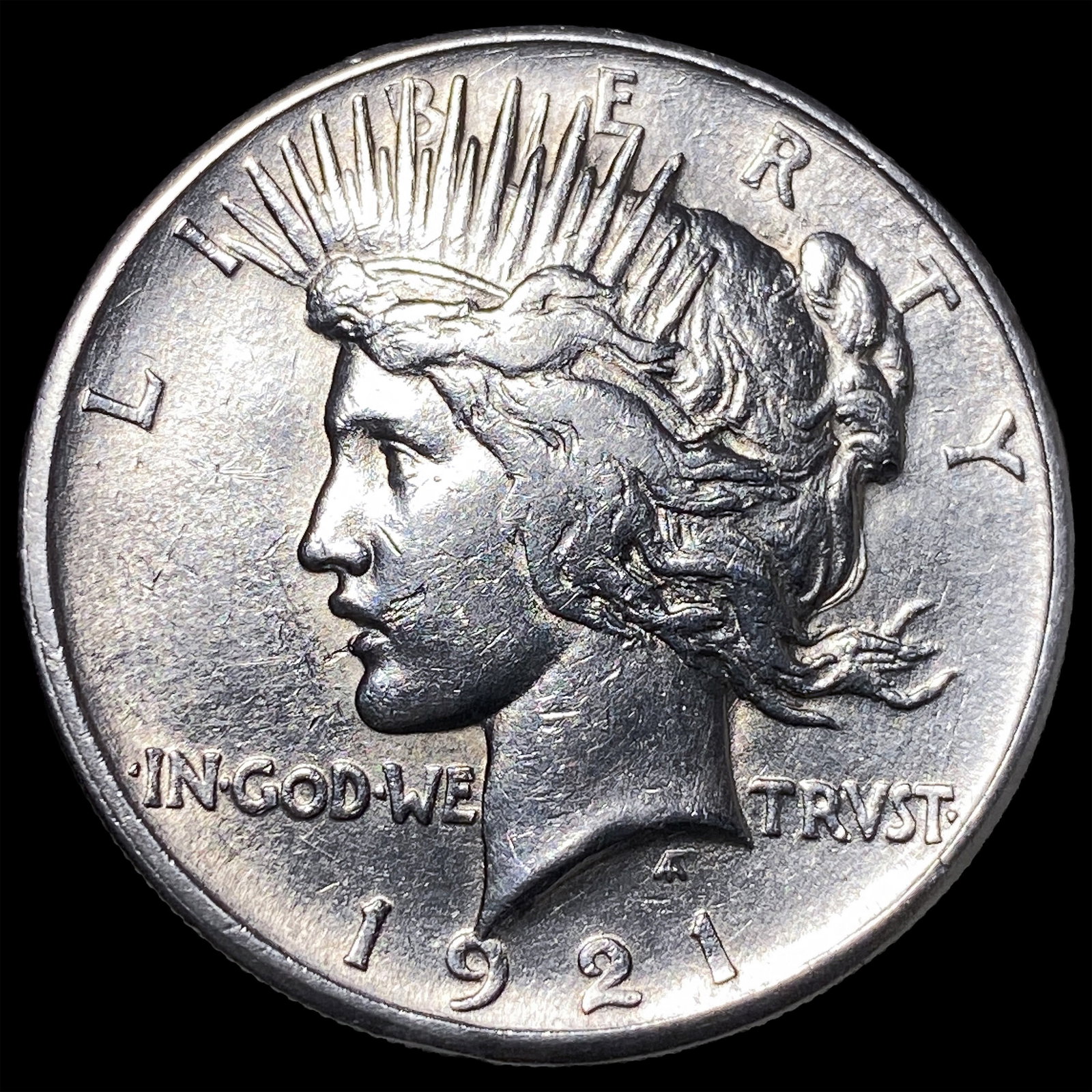 1921 Silver Peace Dollar CLOSELY UNCIRCULATED: 1921 Silver Peace Dollar CLOSELY UNCIRCULATED