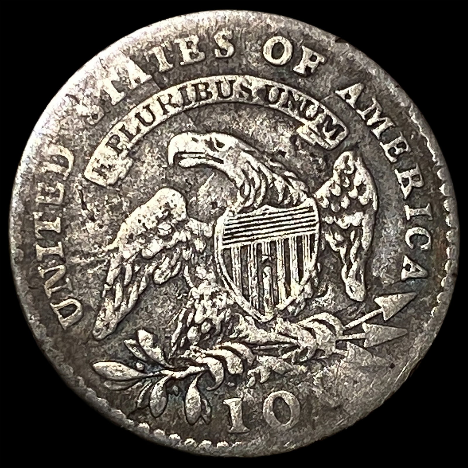 1811 Capped Bust Dime ABOUT UNCIRCULATED - 2