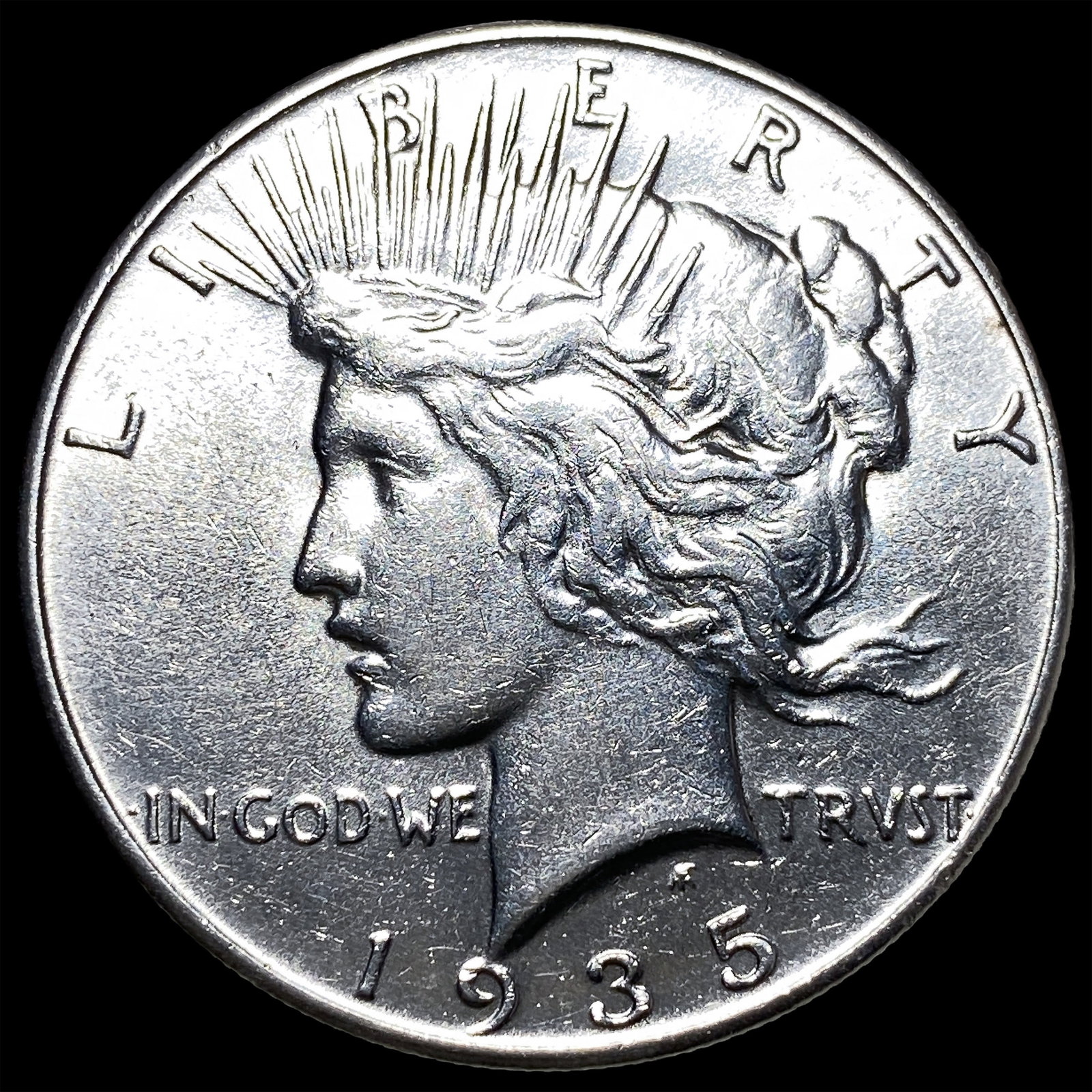 1935 Silver Peace Dollar CLOSELY UNCIRCULATED: 1935 Silver Peace Dollar CLOSELY UNCIRCULATED