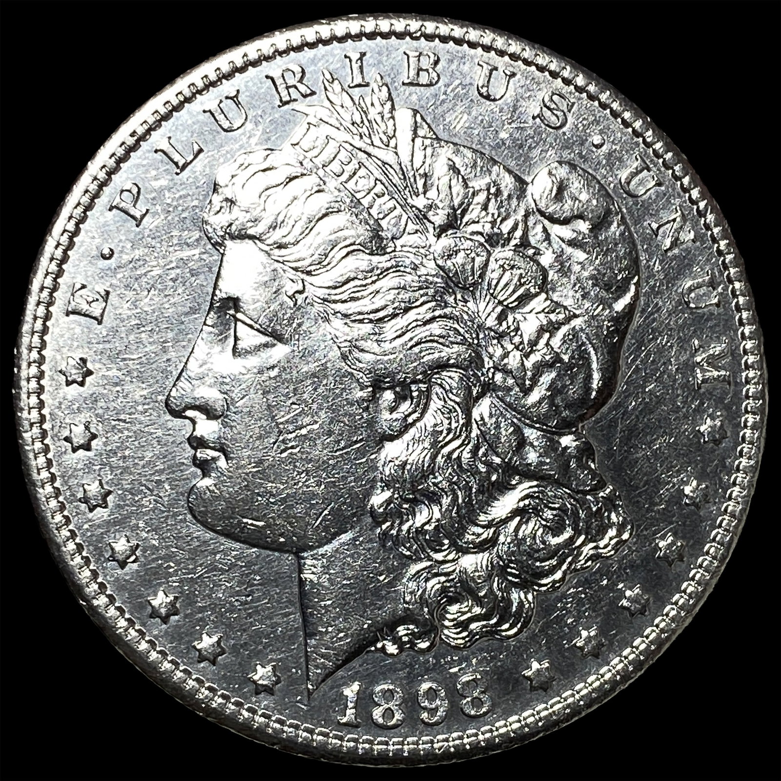 1898-S Silver Morgan Dollar UNCIRCULATED: 1898-S Silver Morgan Dollar UNCIRCULATED