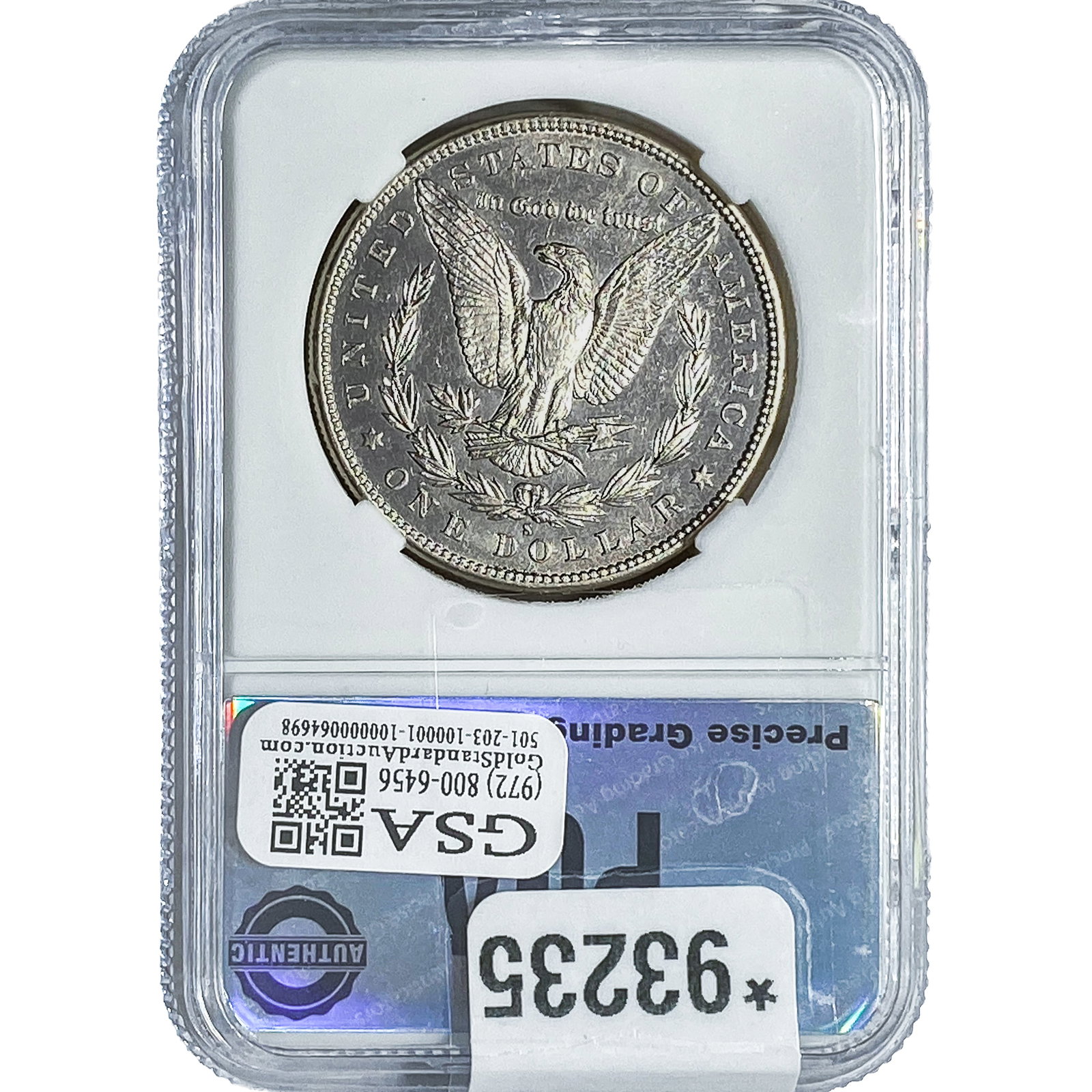 1887-S Morgan Silver Dollar PGA MS64PL - 2
