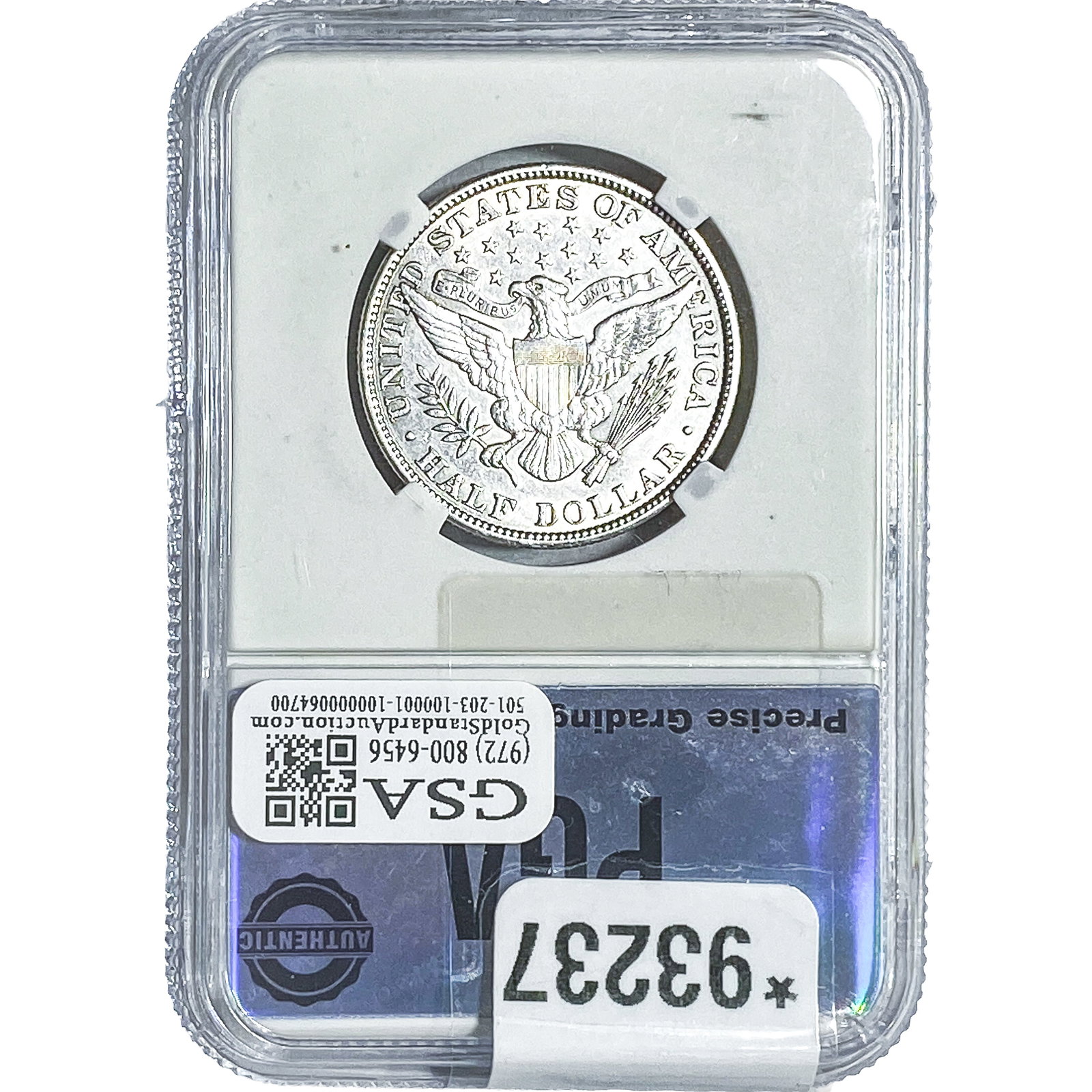 1908 Barber Half Dollar PGA MS63 - 2