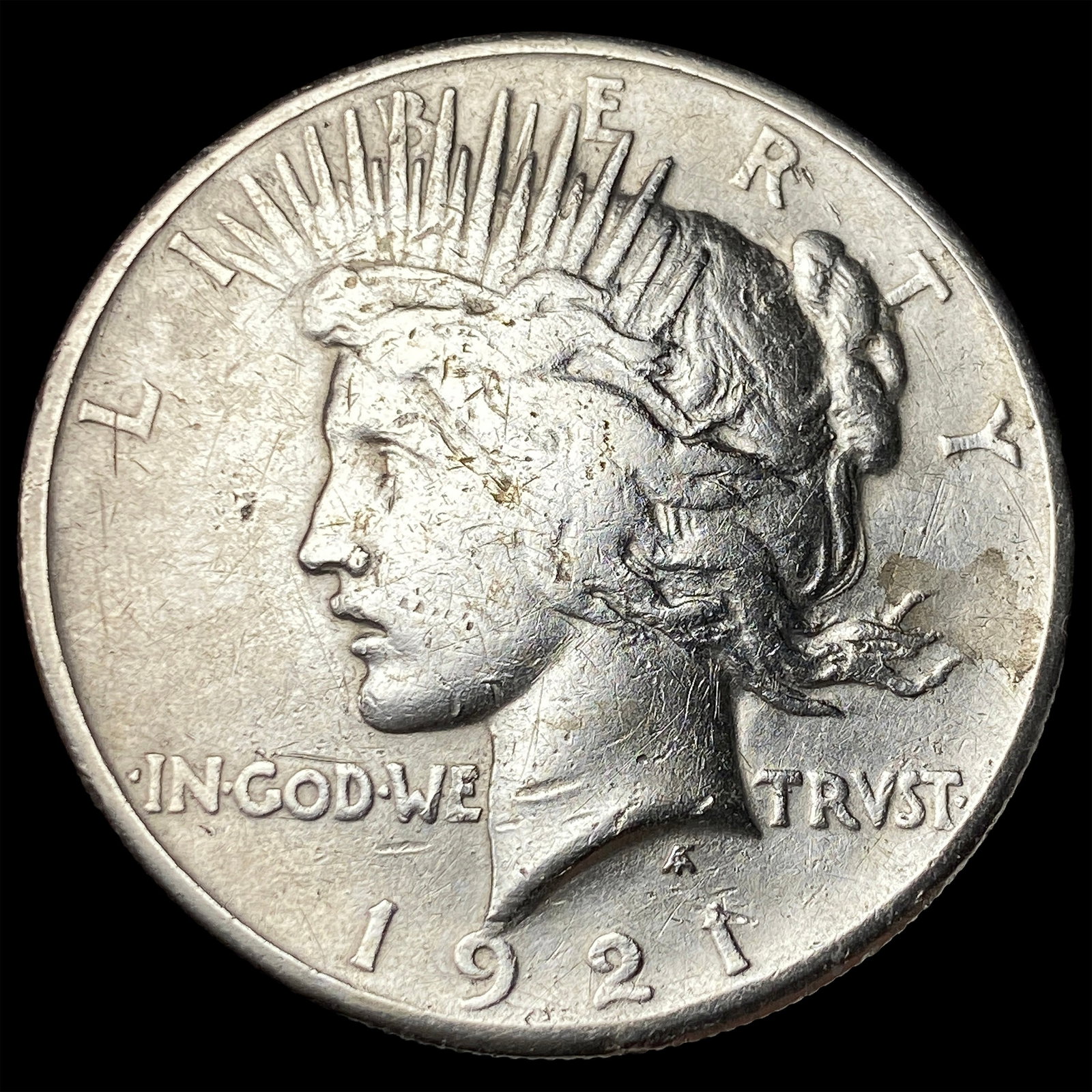 1921 Silver Peace Dollar LIGHTLY CIRCULATED: 1921 Silver Peace Dollar LIGHTLY CIRCULATED